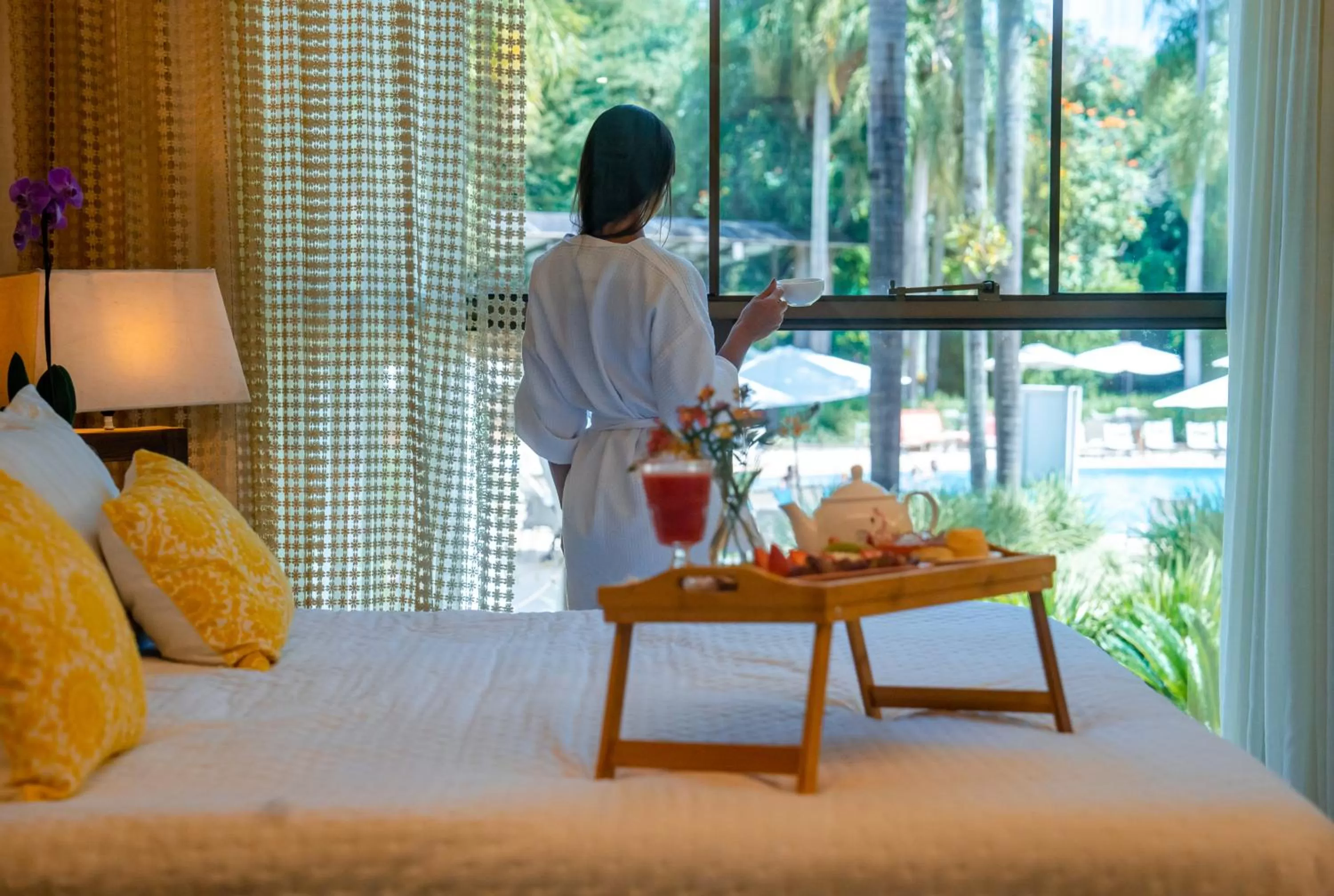 Bed in Vivaz Cataratas Hotel Resort