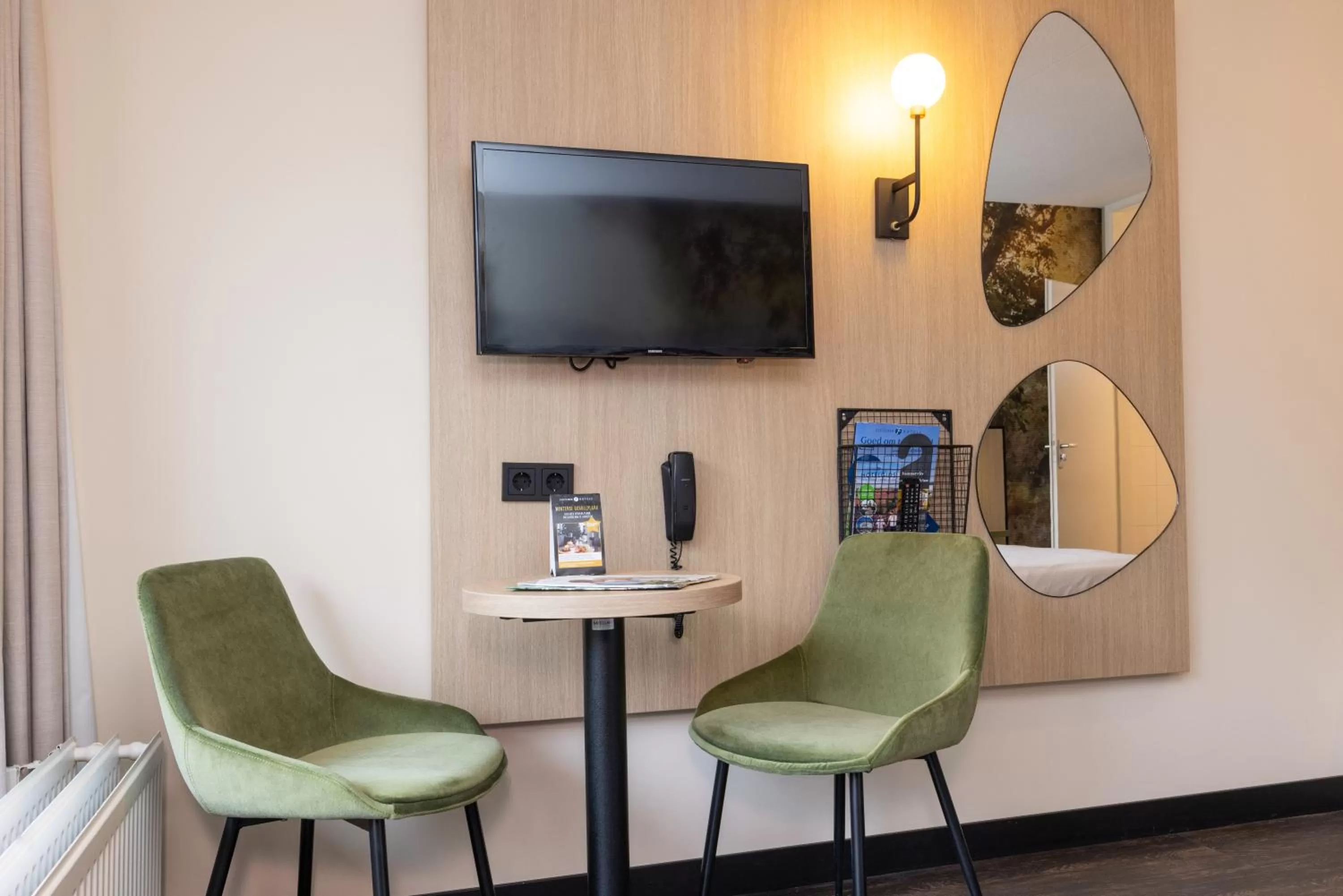 Seating area in Fletcher Hotel-Restaurant Frerikshof