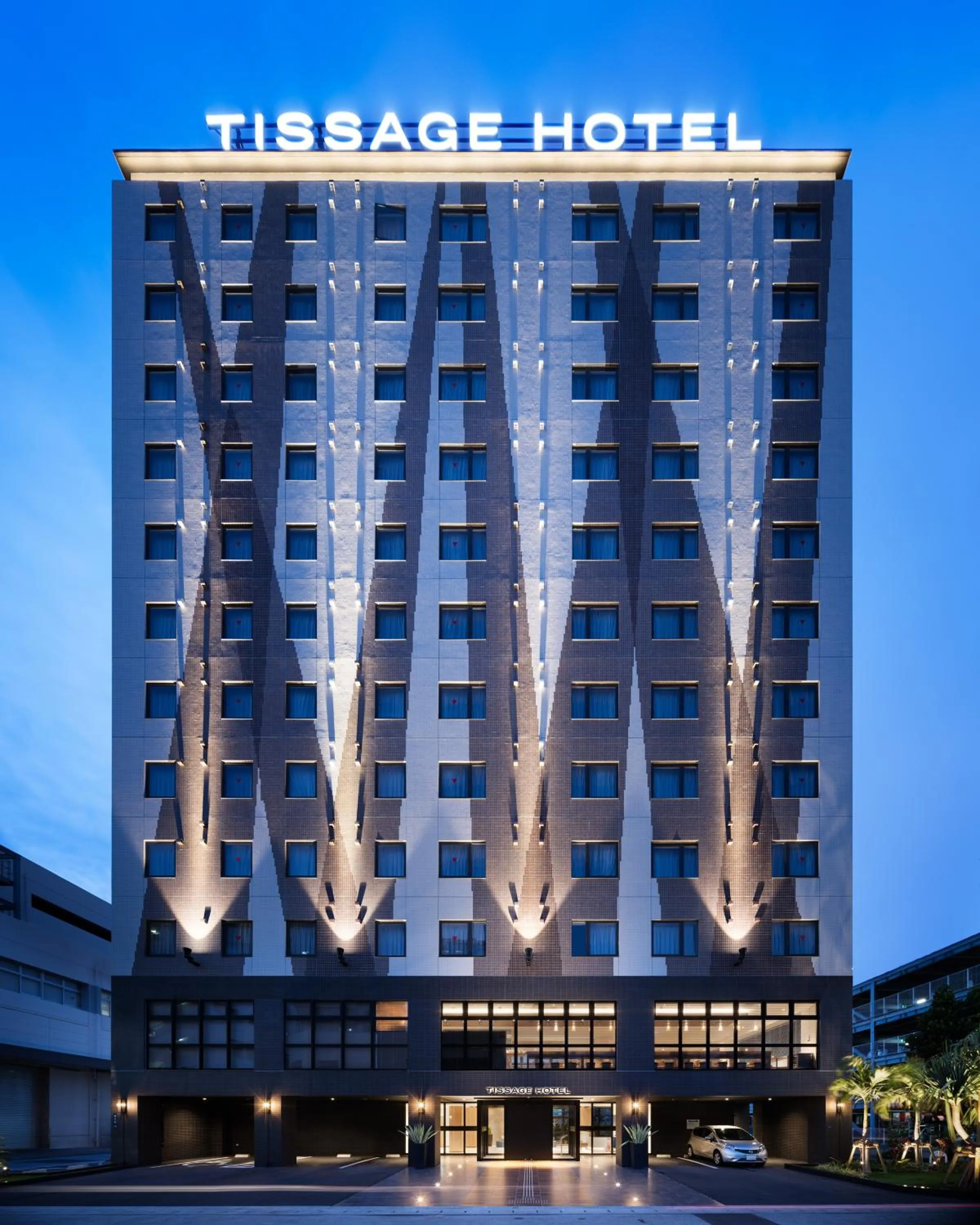Facade/entrance in Tissage Hotel Naha by Nest
