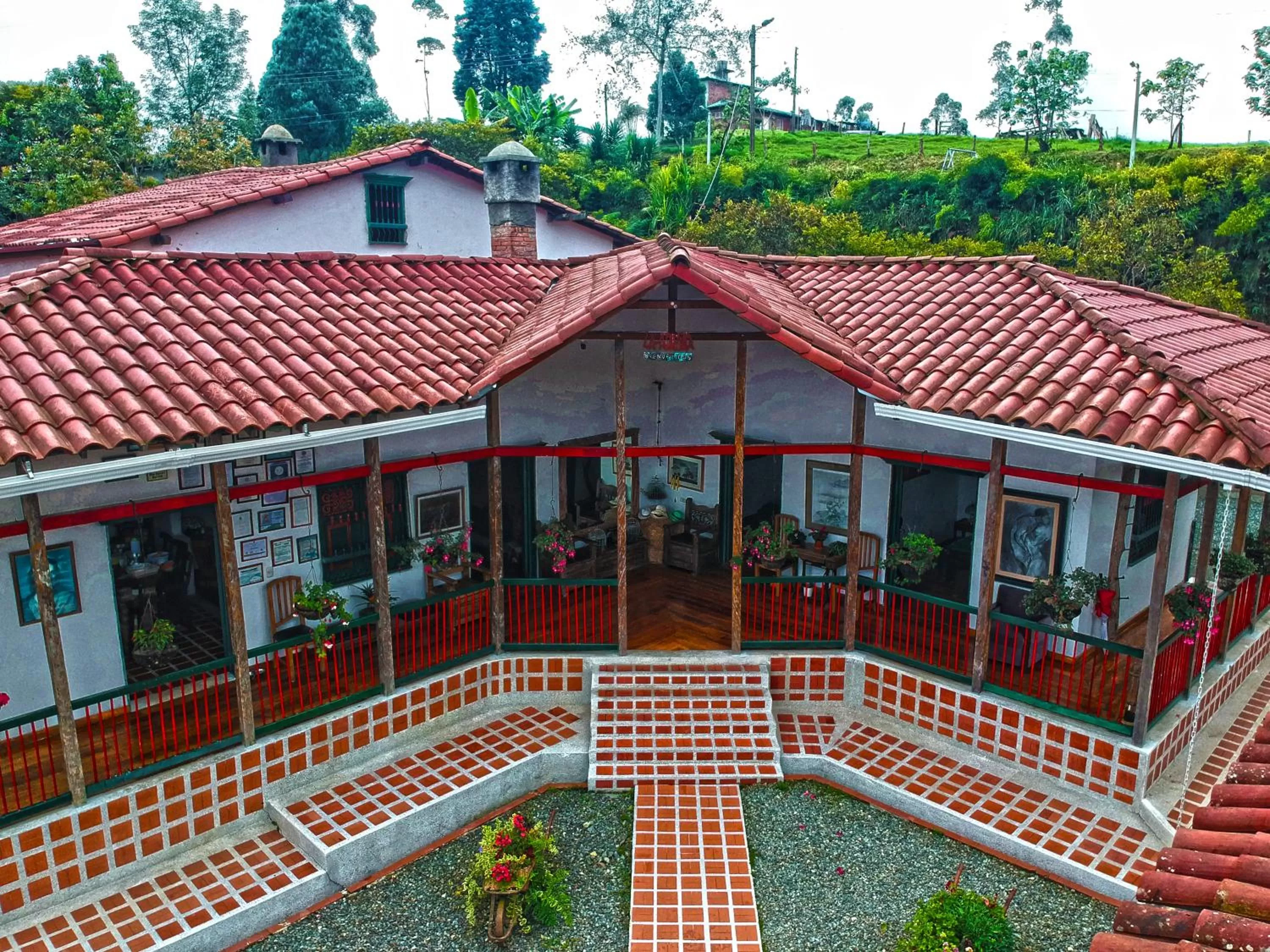 Facade/entrance, Property Building in Finca Campestre La Adelita B&B