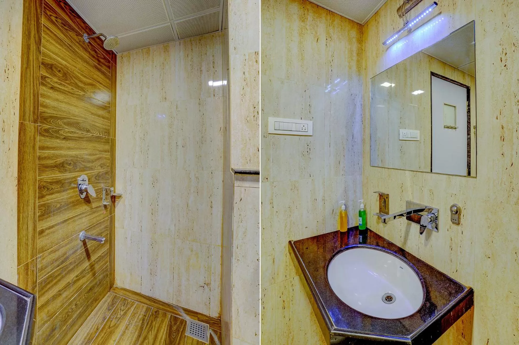 Bathroom in FabHotel Ramjis Residency