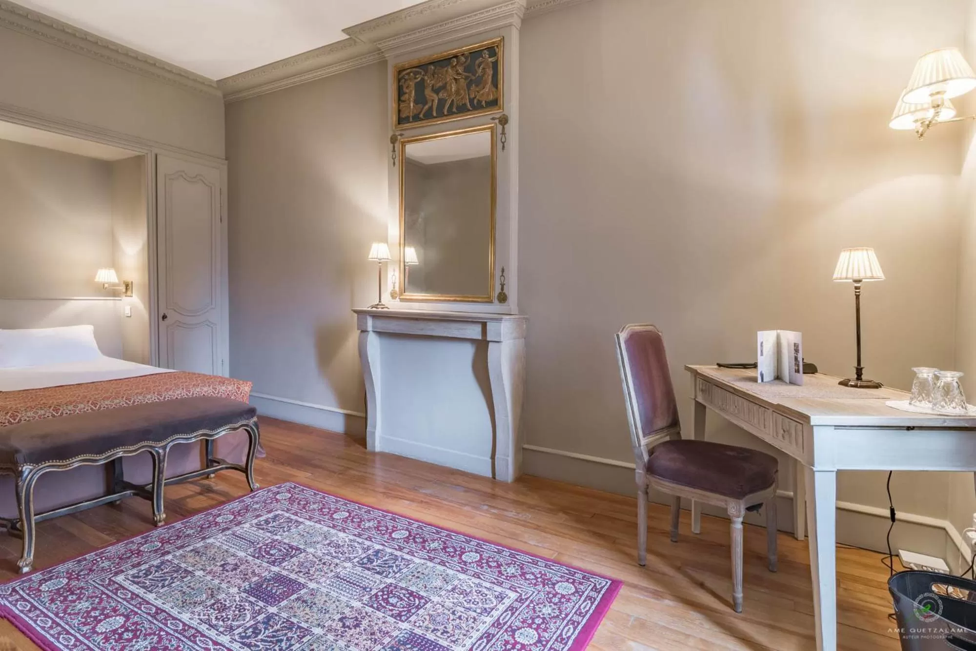 Photo of the whole room, Bed in Hôtel Restaurant Spa Le Sauvage