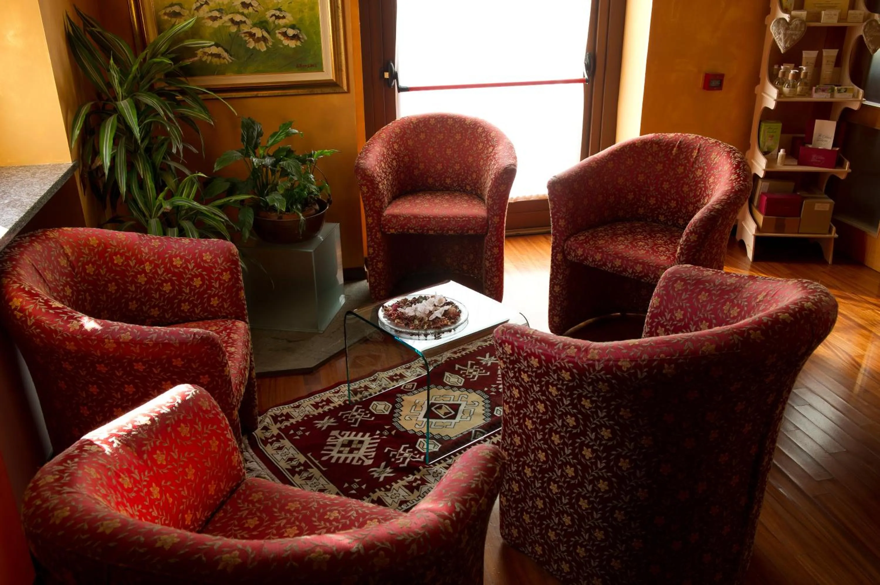 Lobby or reception in Hotel Au Soleil