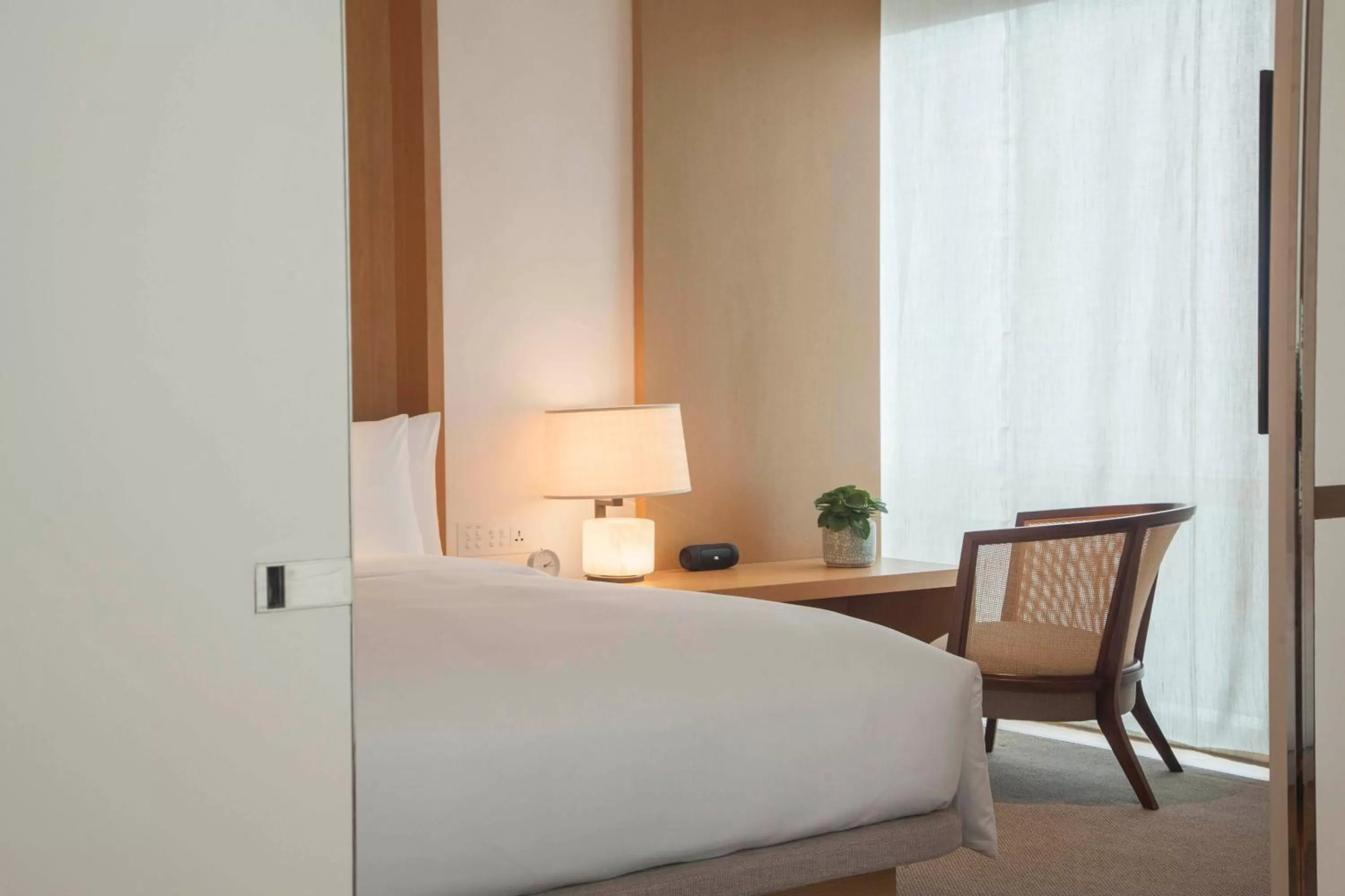 Bed in Grand Hyatt Chengdu