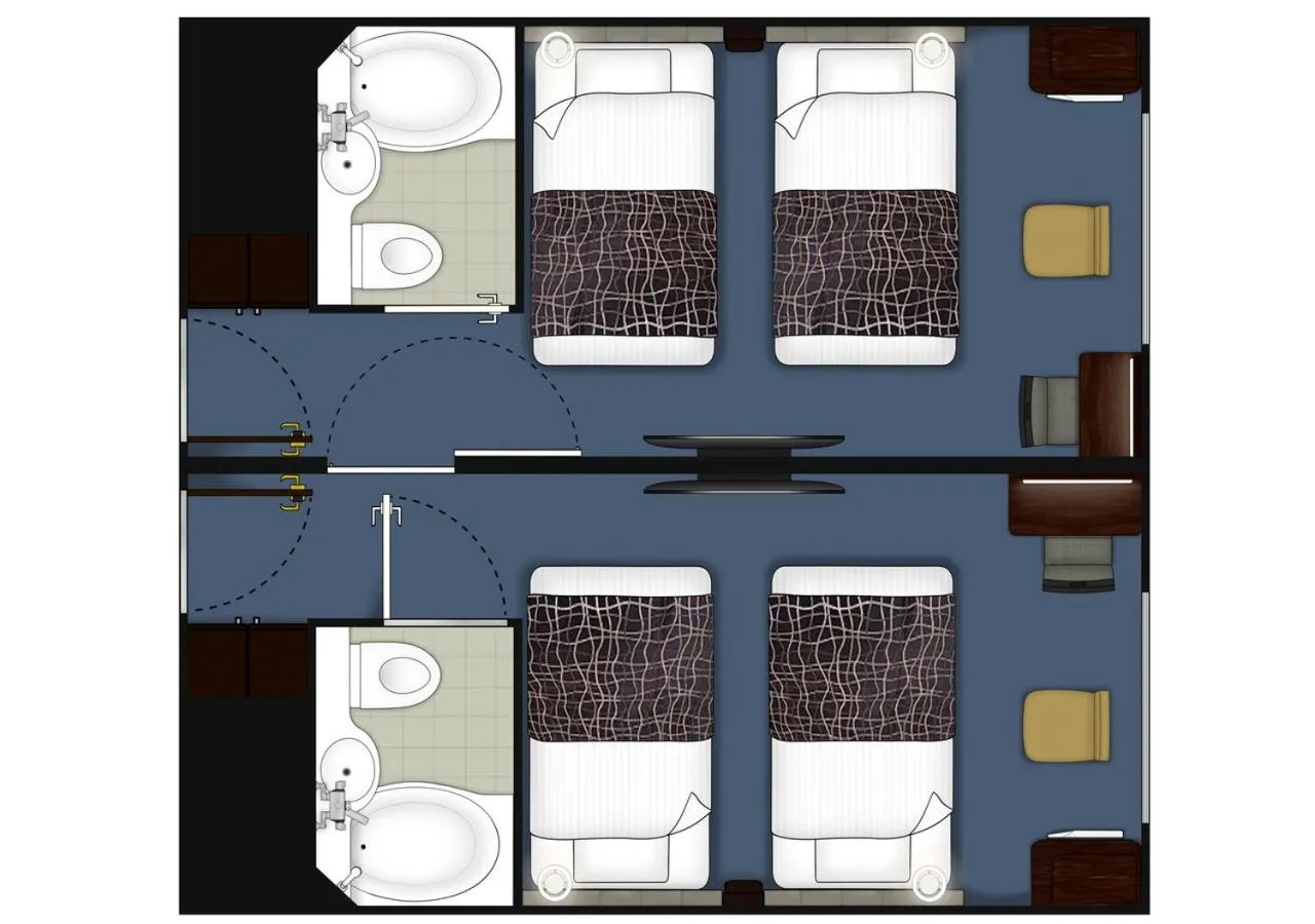 Floor plan in APA Hotel Kyoto Gion Excellent