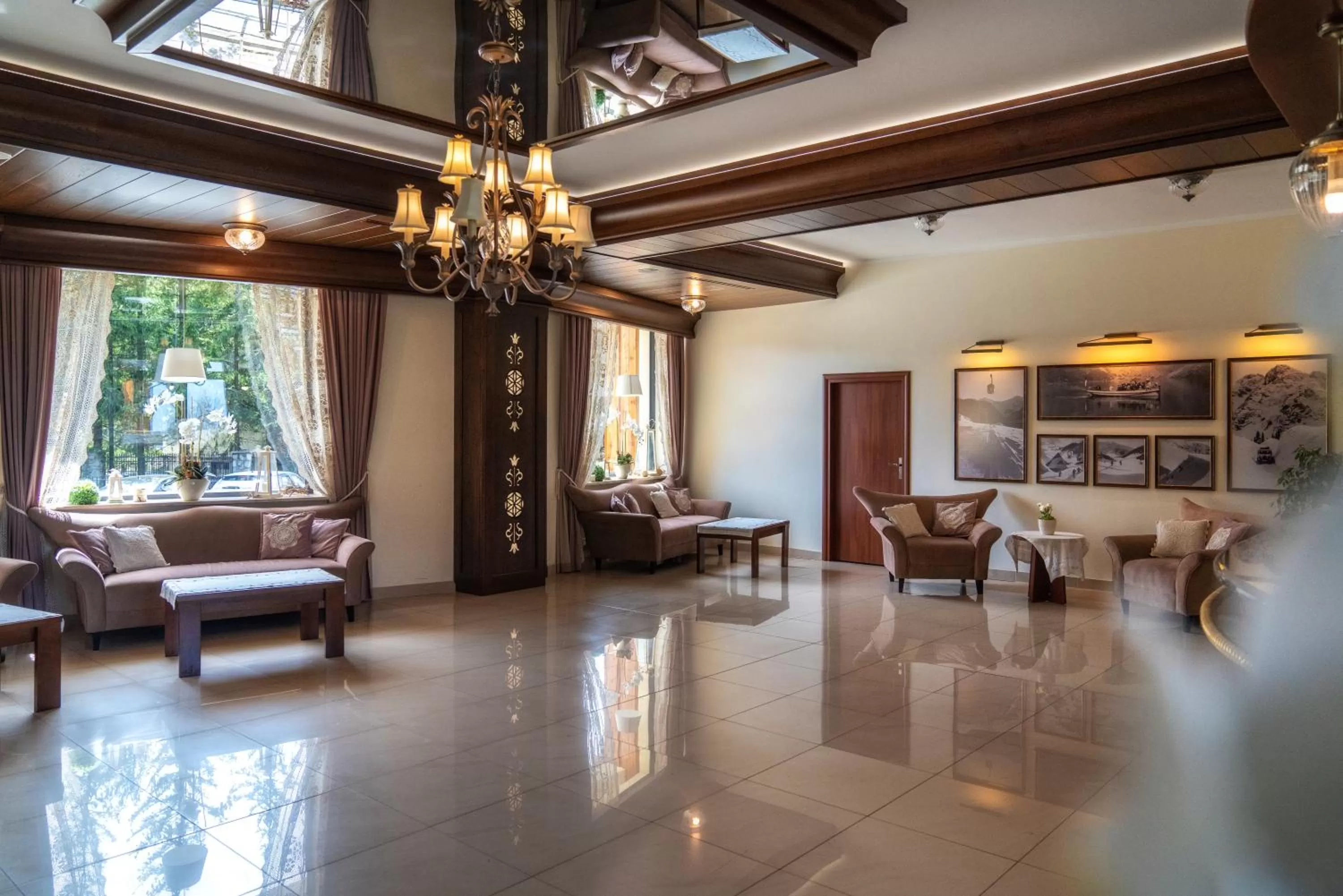 Lobby or reception in Hotel Tatra