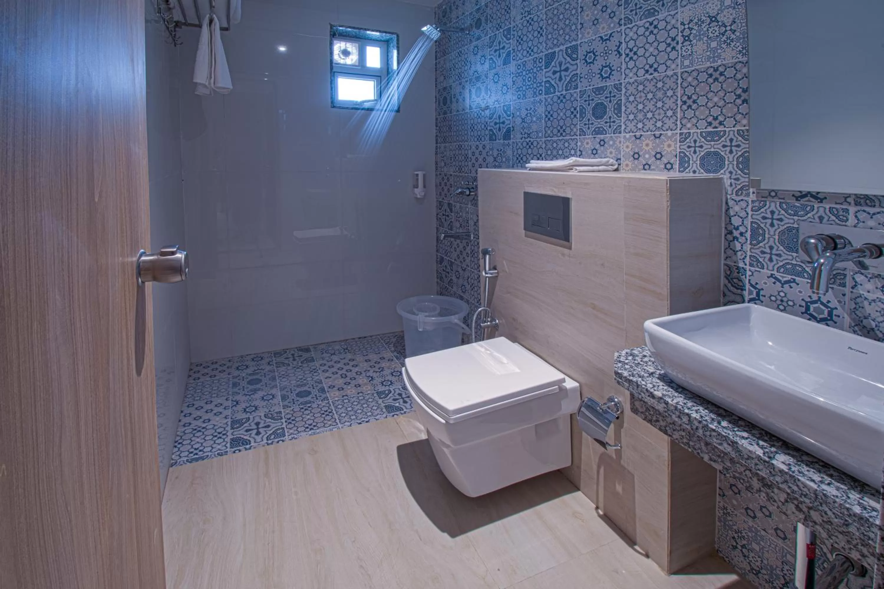 Bathroom in Hotel Park Tree, NEAR 5 STAR MIDC, KANERIWADI, NH4 GOA HIGHWAY KOLHAPUR