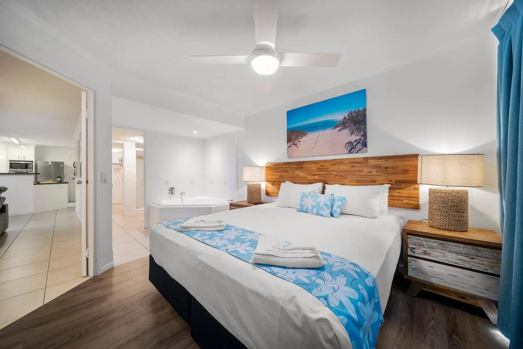 Bed in Bargara Blue Resort