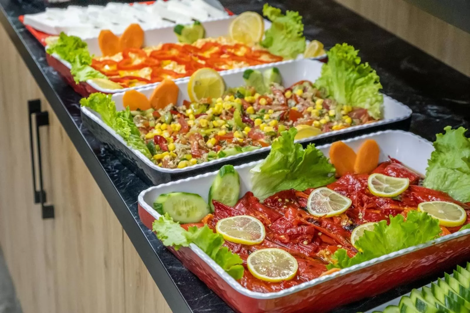 Buffet breakfast in The Queen Hotel