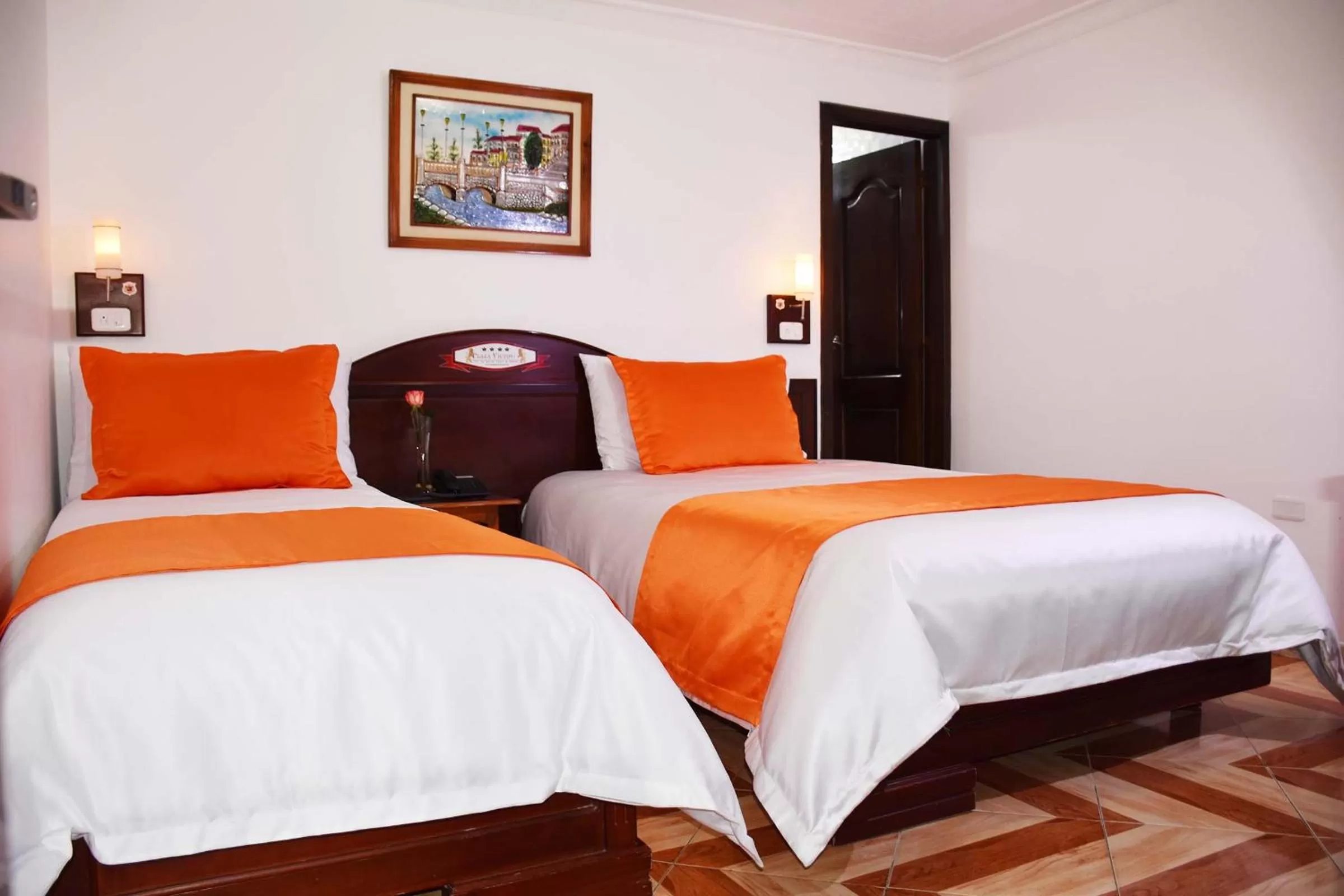 Bed in Hotel Plaza Victoria