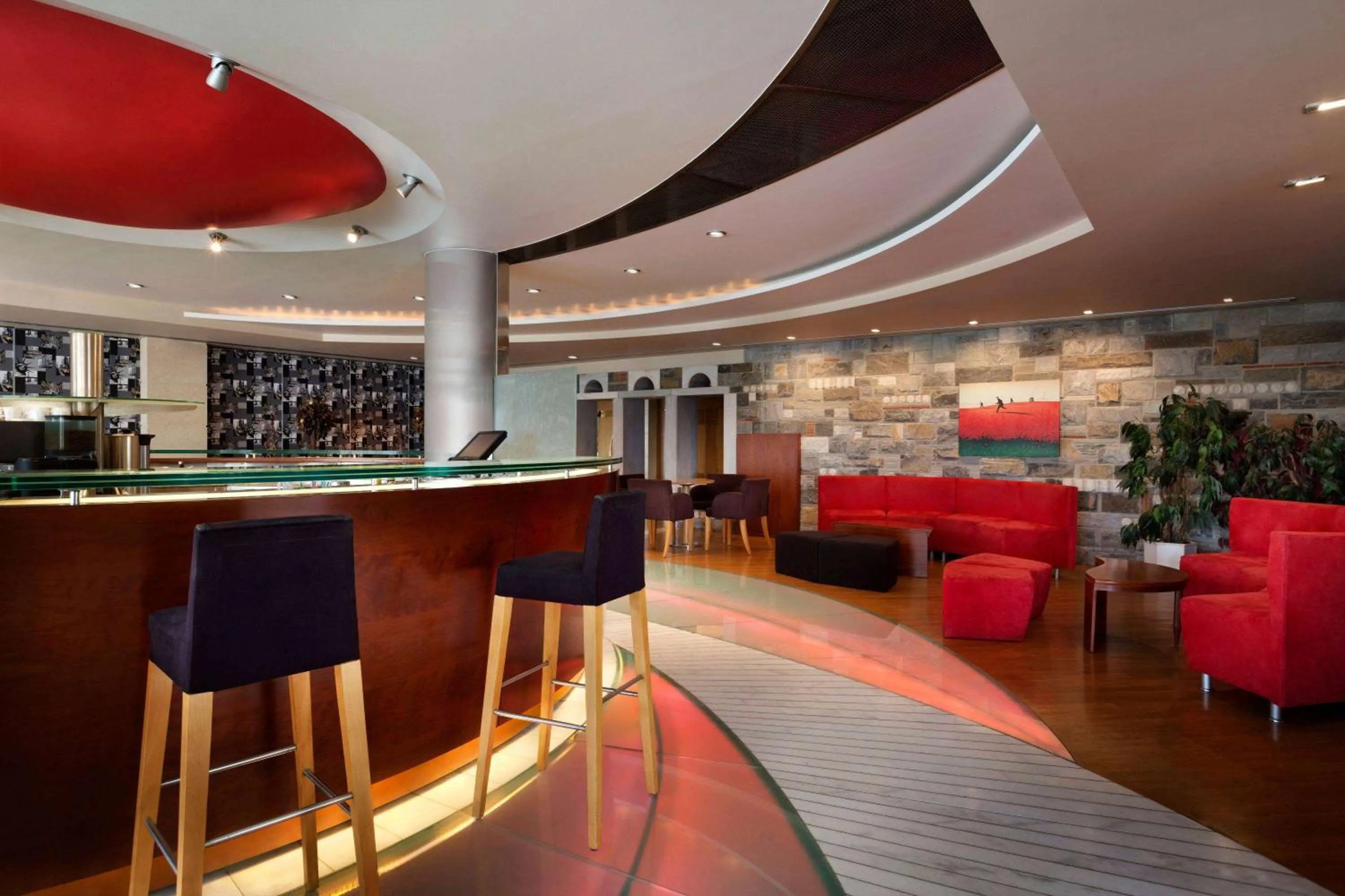 Lounge or bar in Ramada Loutraki Poseidon Resort