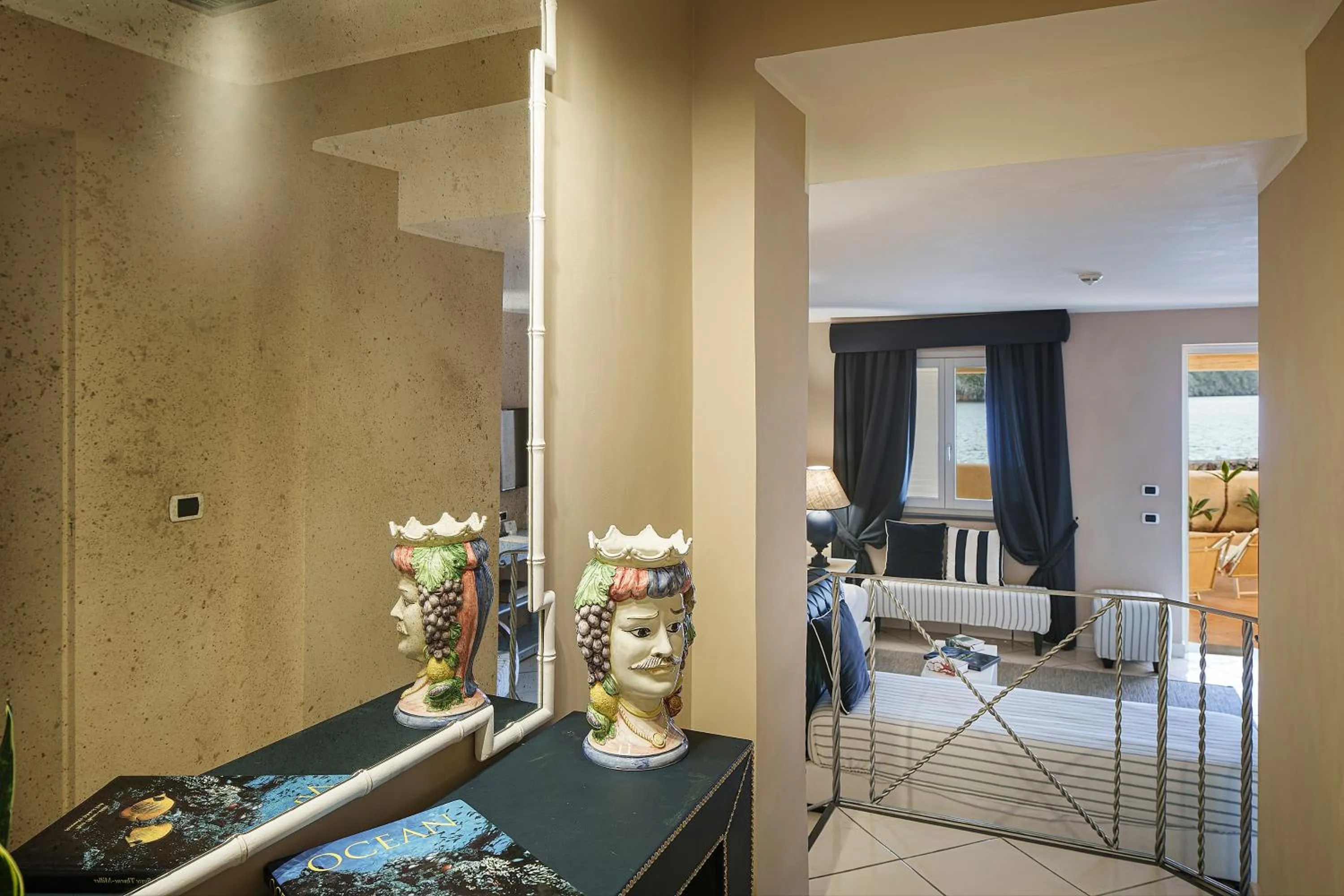 Living room in Therasia Resort Sea and SPA - The Leading Hotels of the World