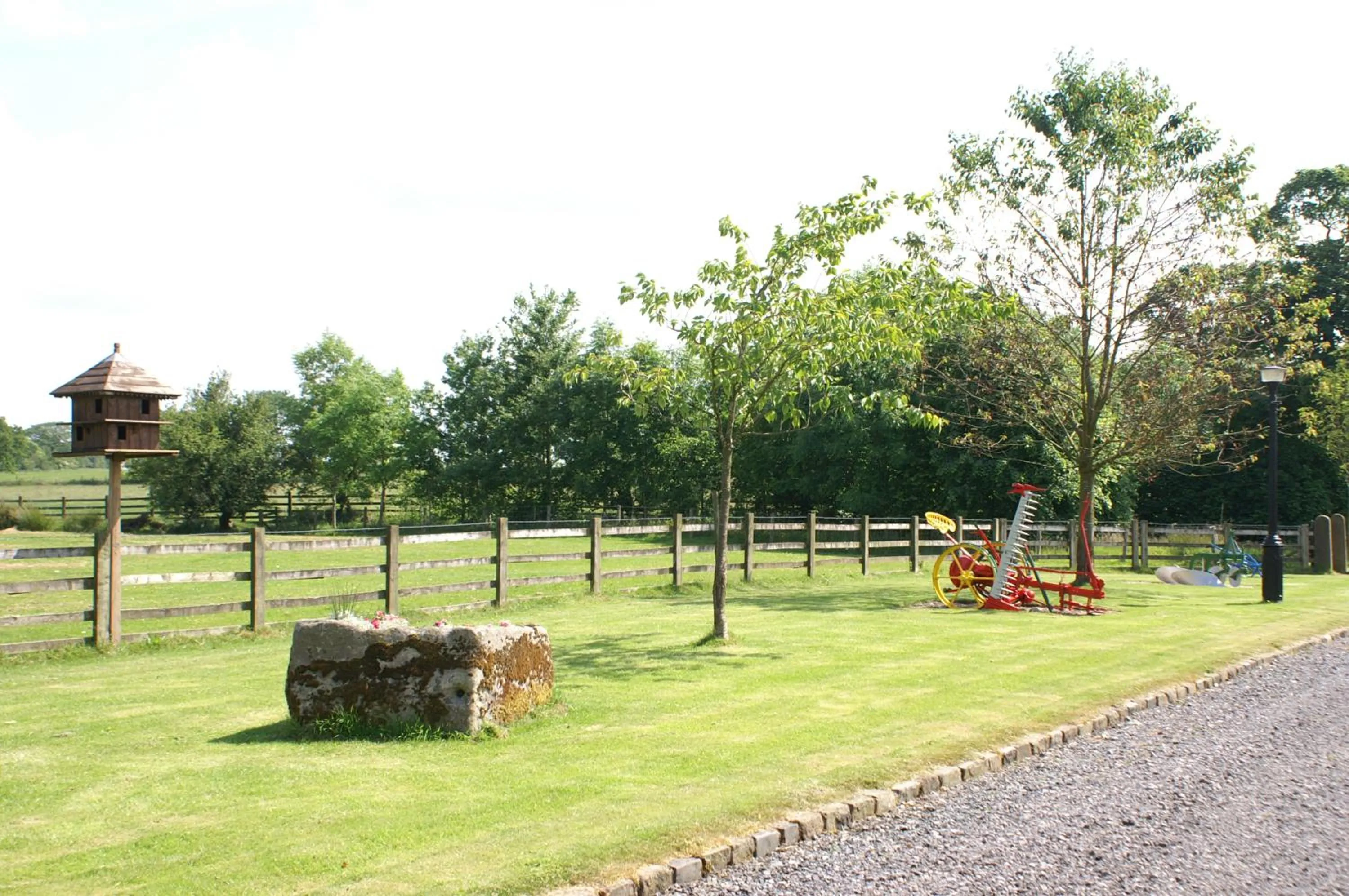 Garden view in Middle Flass Lodge