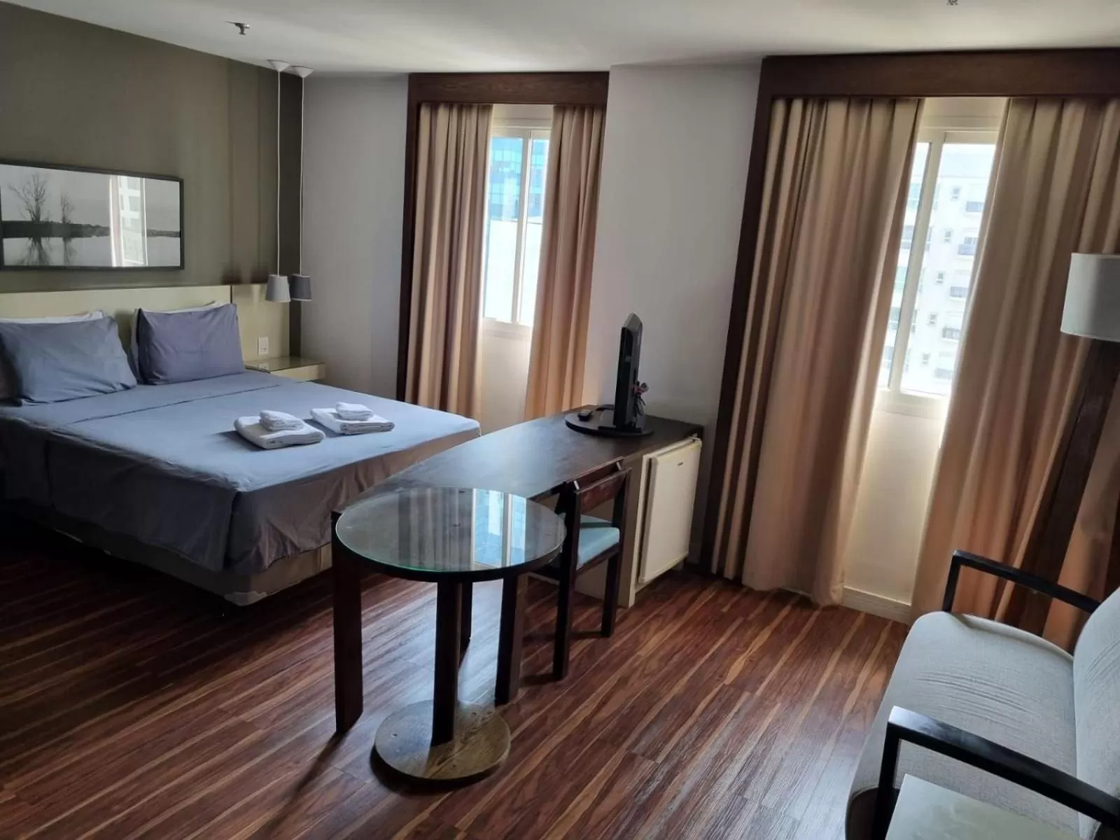 Bed in Elegant Flat Paulista Alameda Campinas Garagem , Pool, Ar Cod,