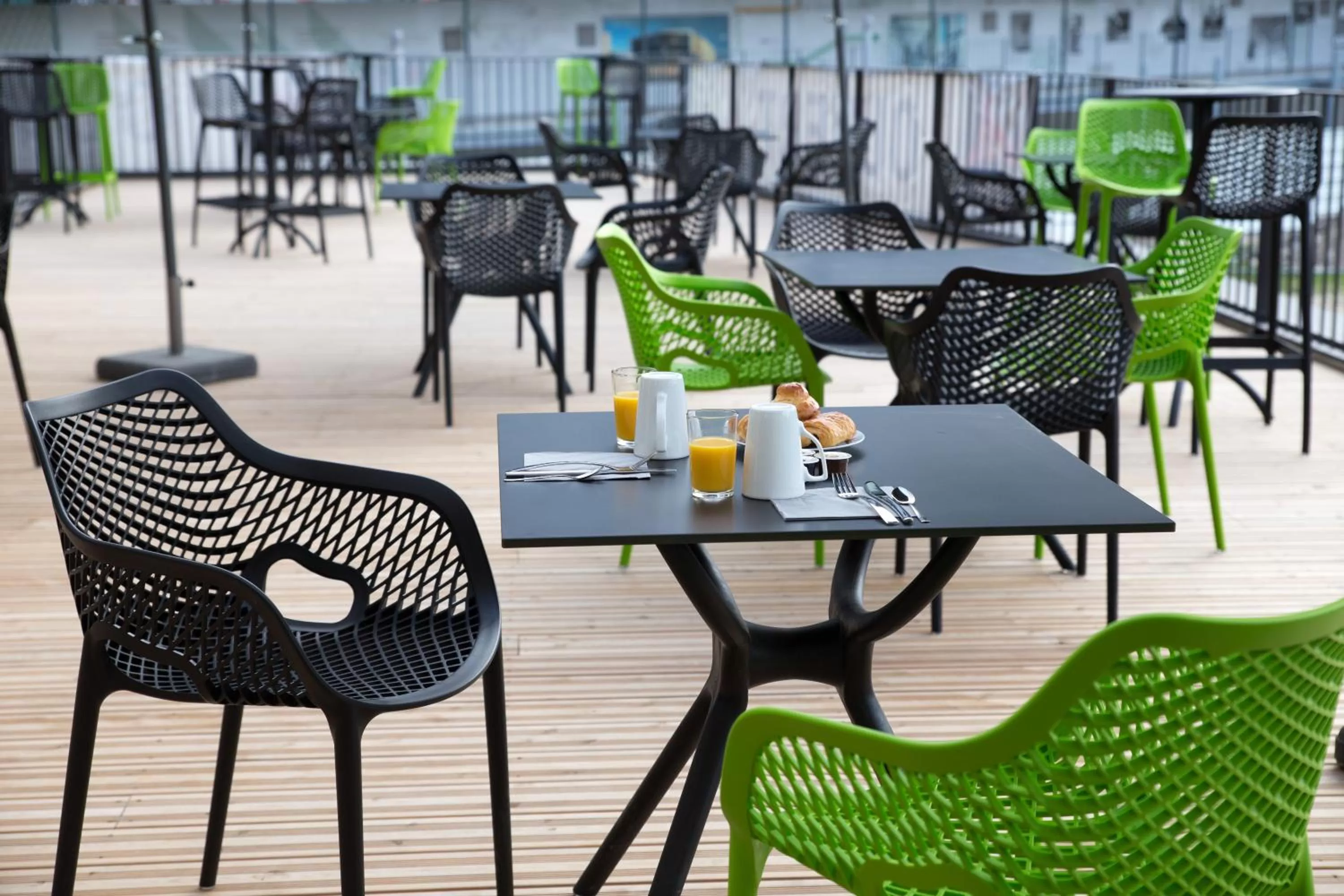 Patio in Campanile PRIME - Metz Centre Gare