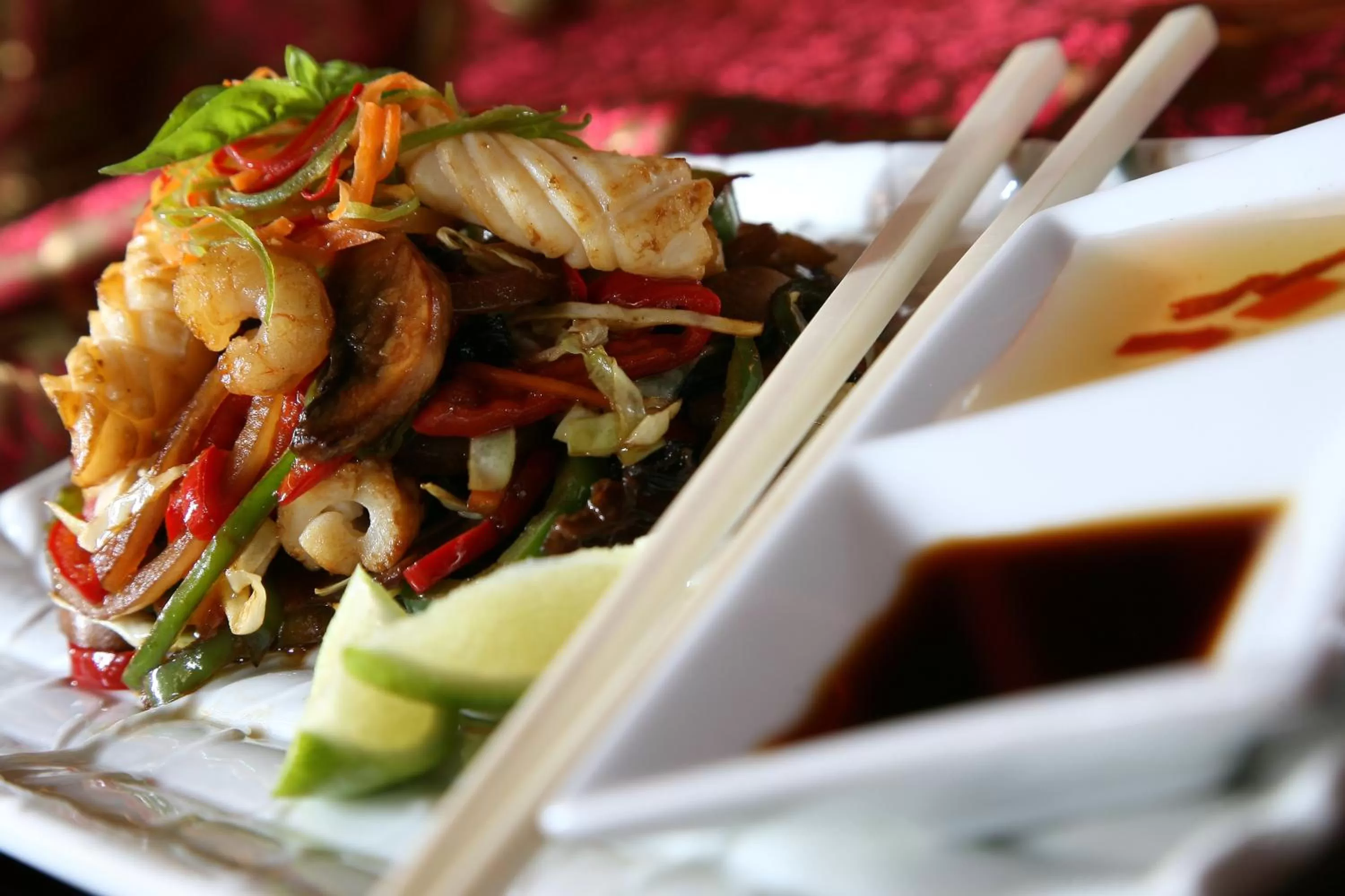 Food close-up in Les Jardins De La Koutoubia