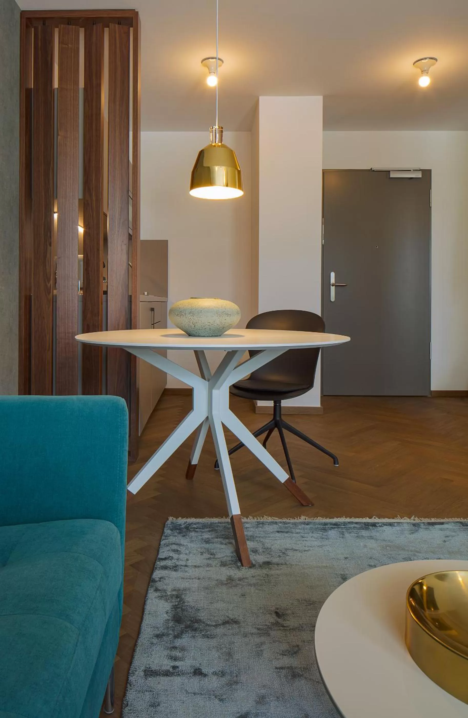 Seating area in DD Suites Serviced Apartments