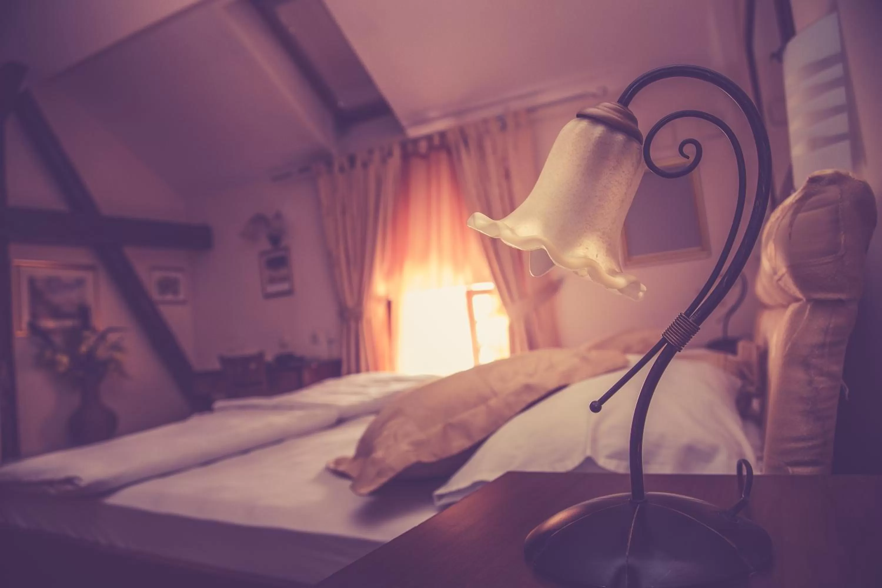 Bed in Hotel Livadić