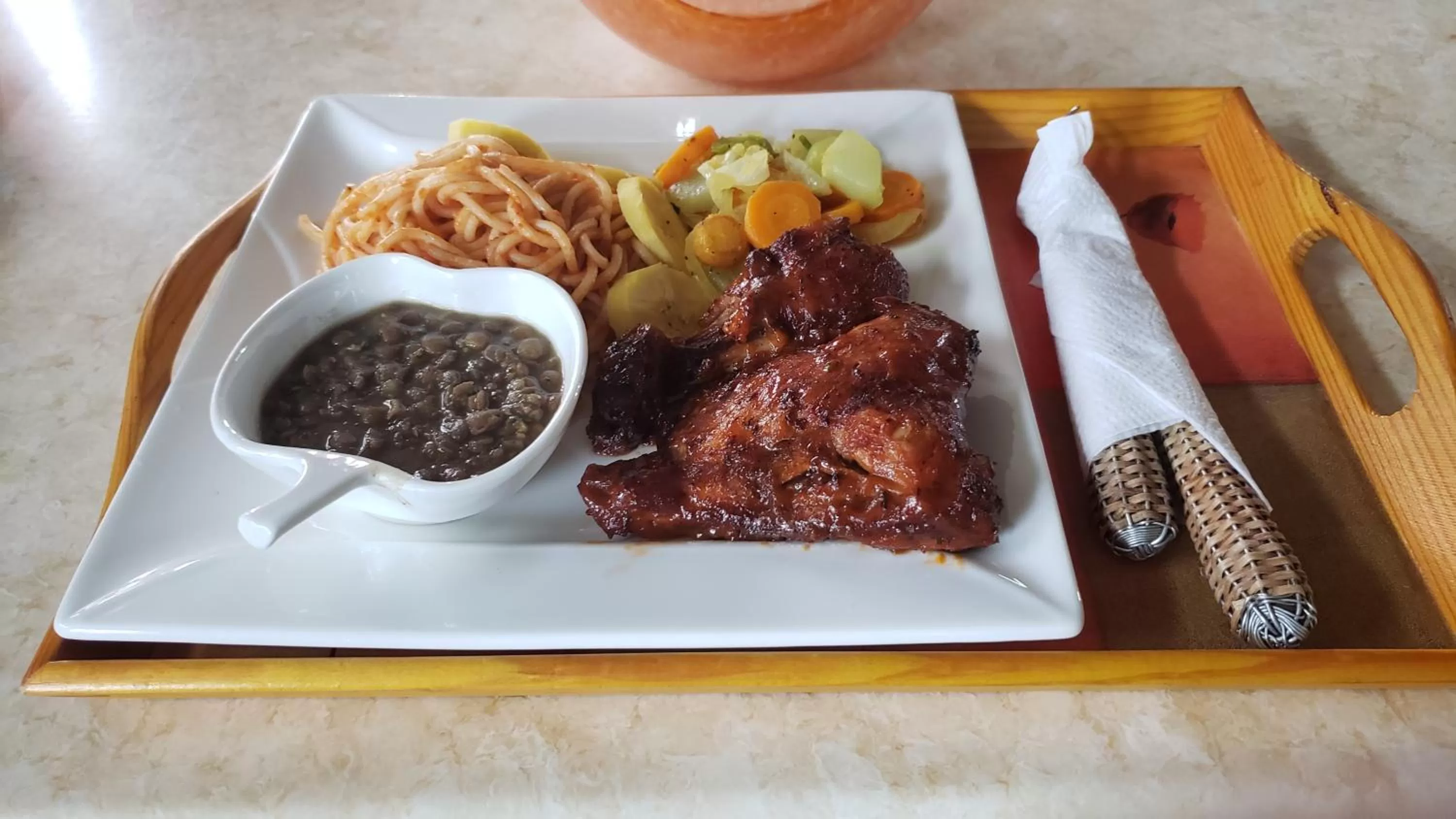 Lunch in Matthew's Miracle View