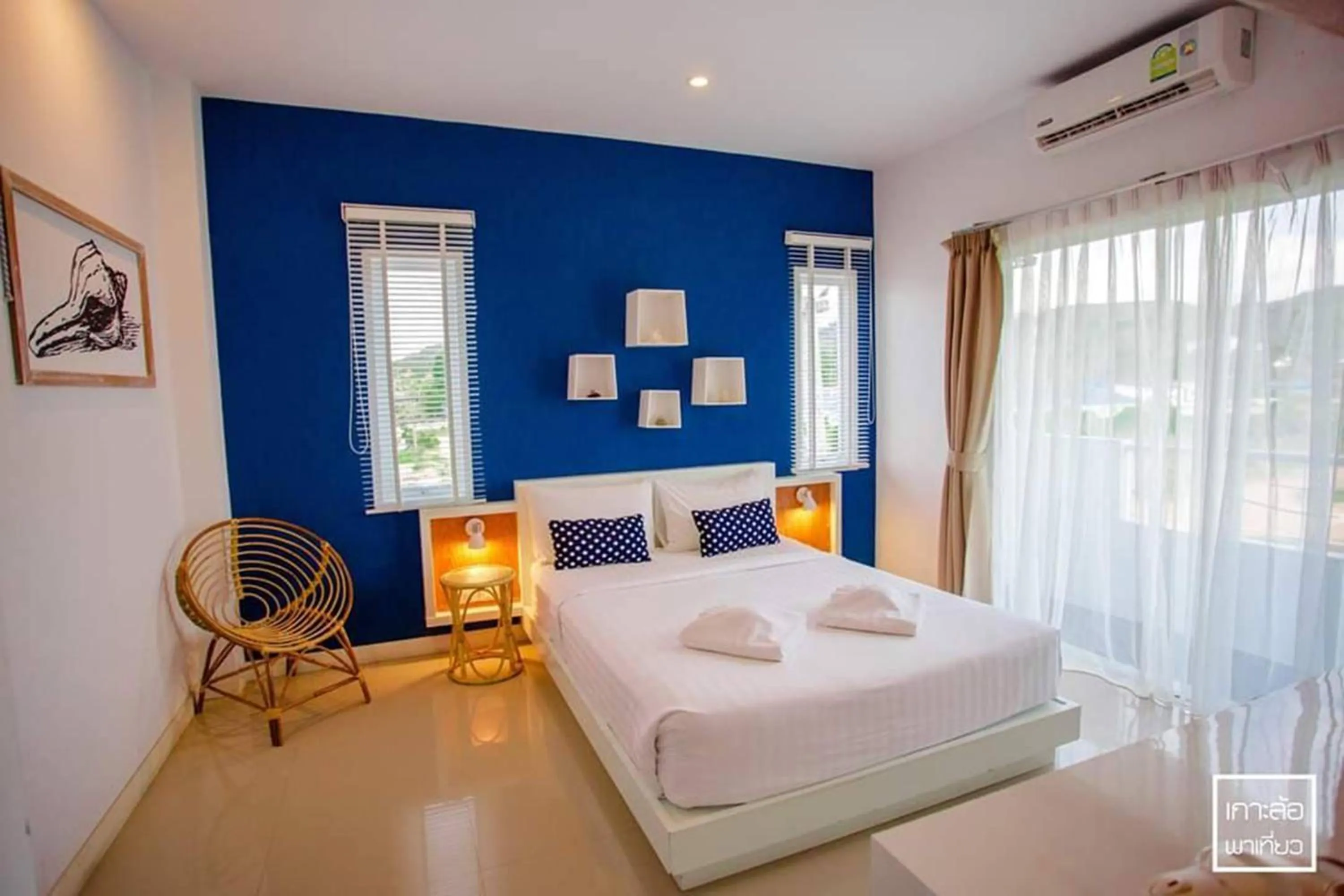 Bed in Chill House at Naiyang