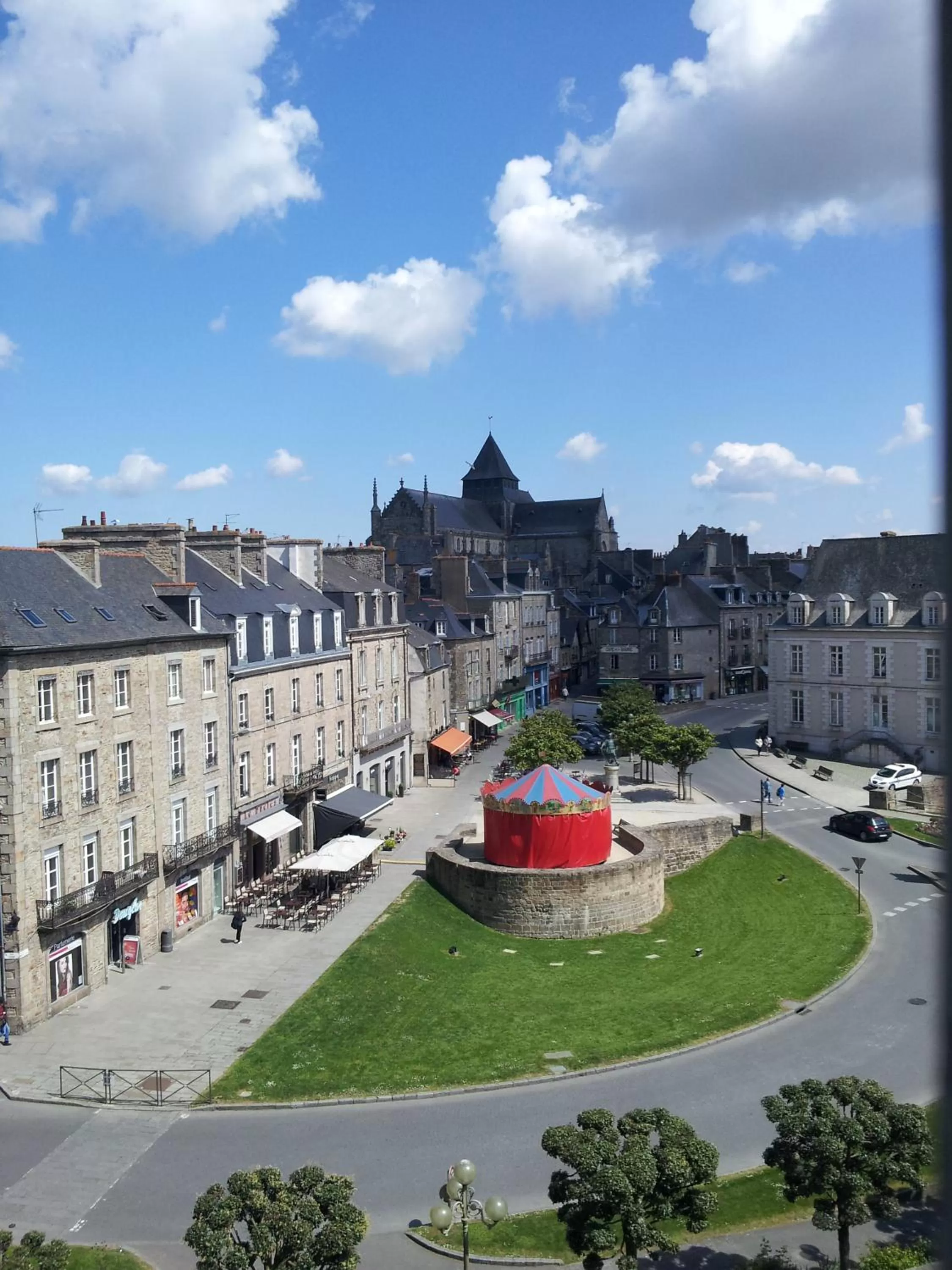 City view in ibis Styles Dinan Centre Ville