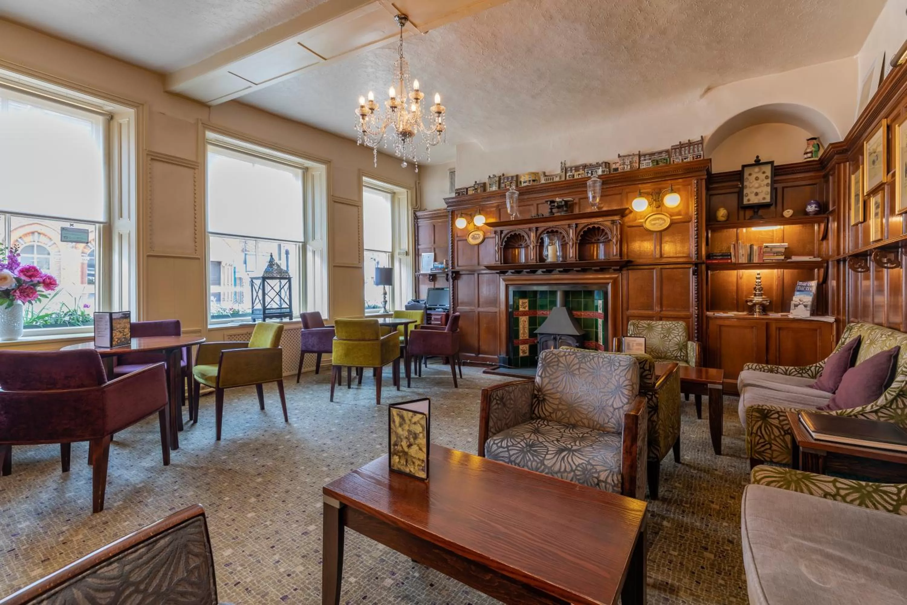 Seating area in Swan Revived Hotel