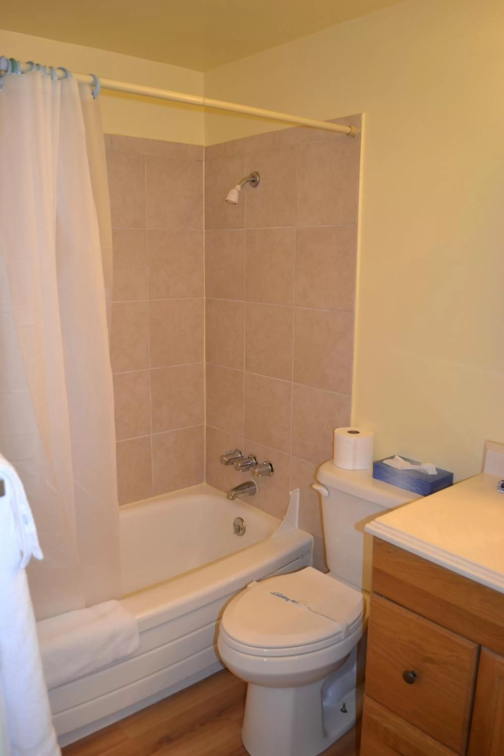 Shower in Pioneer Inn Downtown