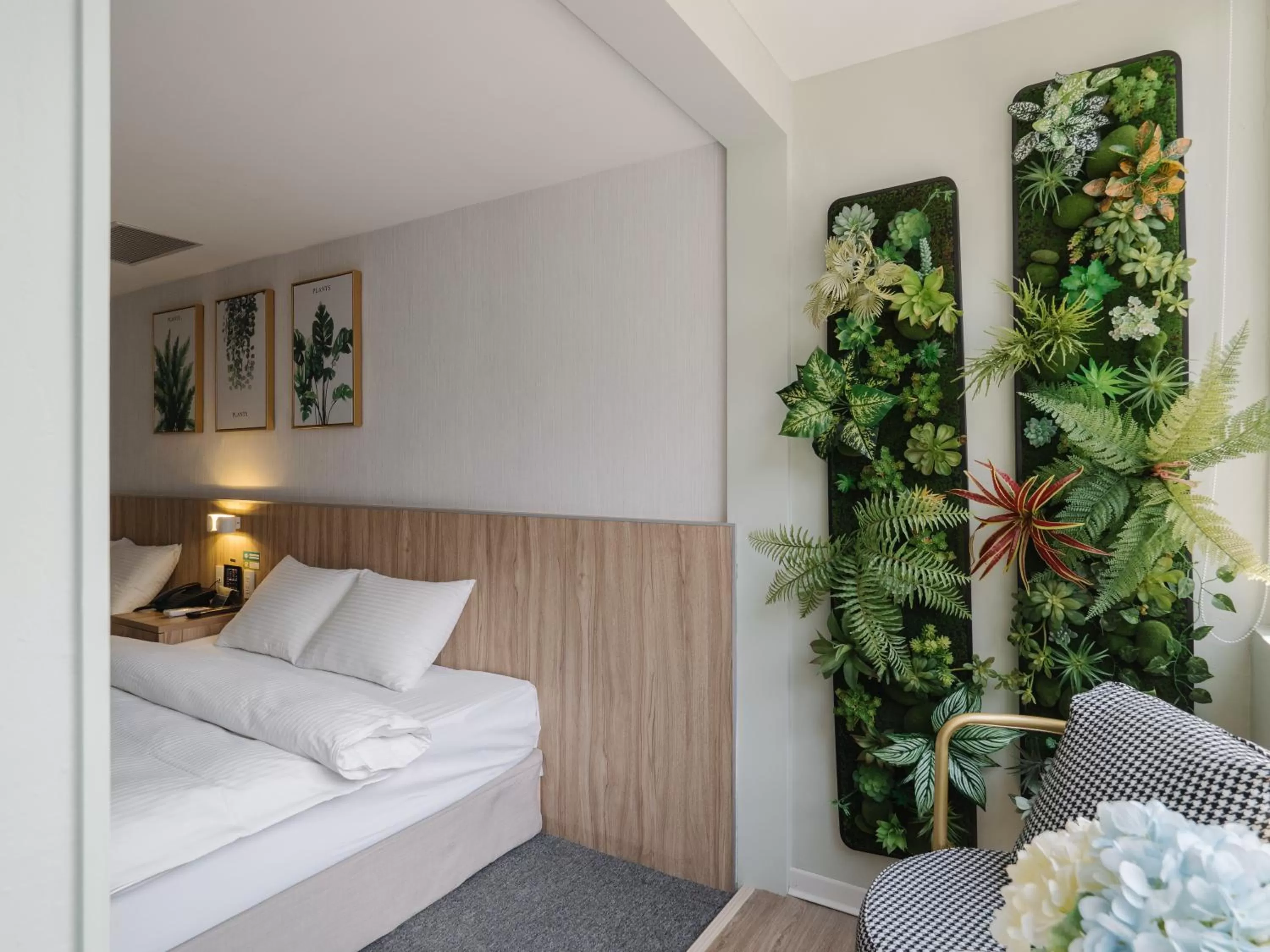 Property building, Bed in Hotel attic