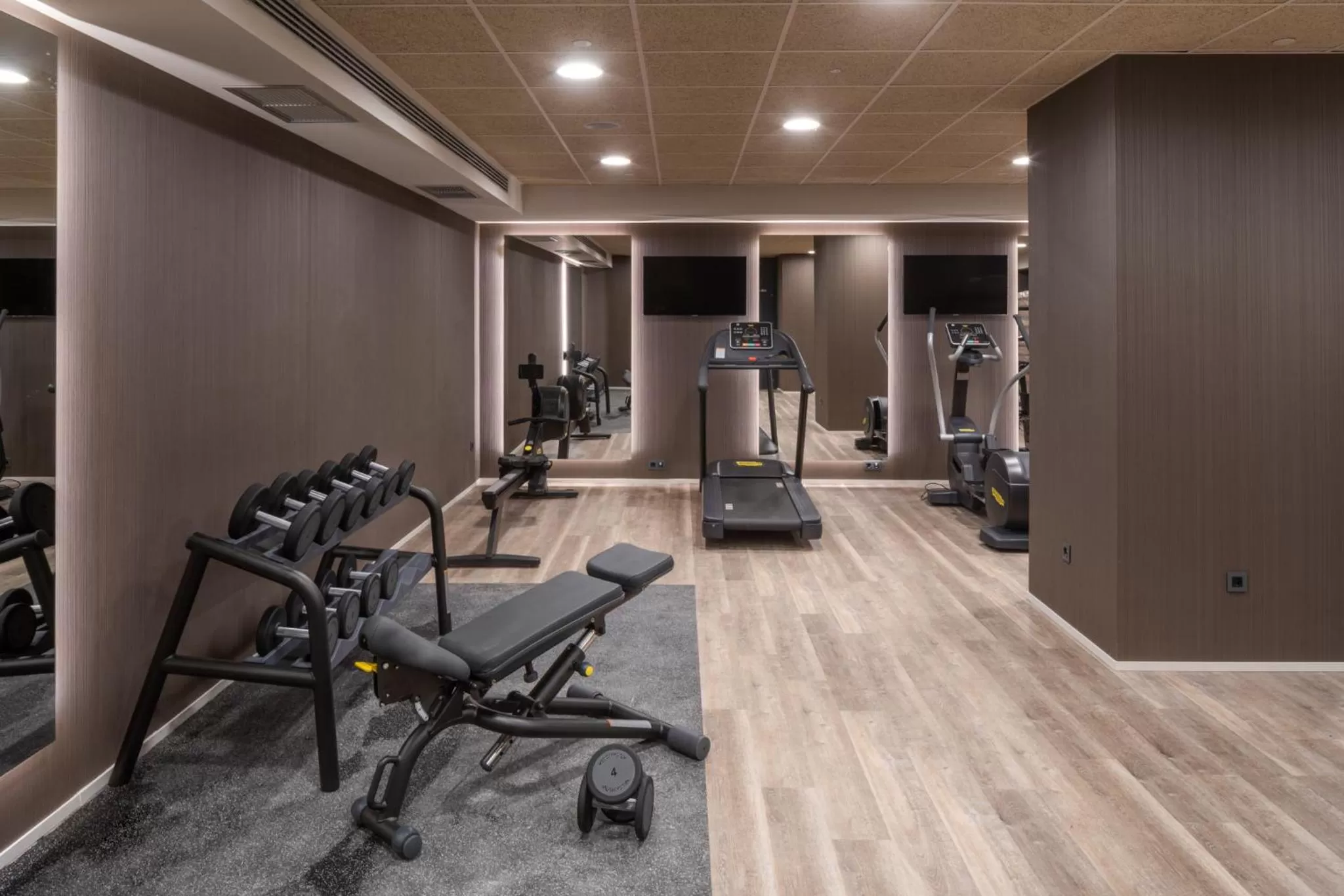Fitness centre/facilities in Hotel LIVVO Lumm