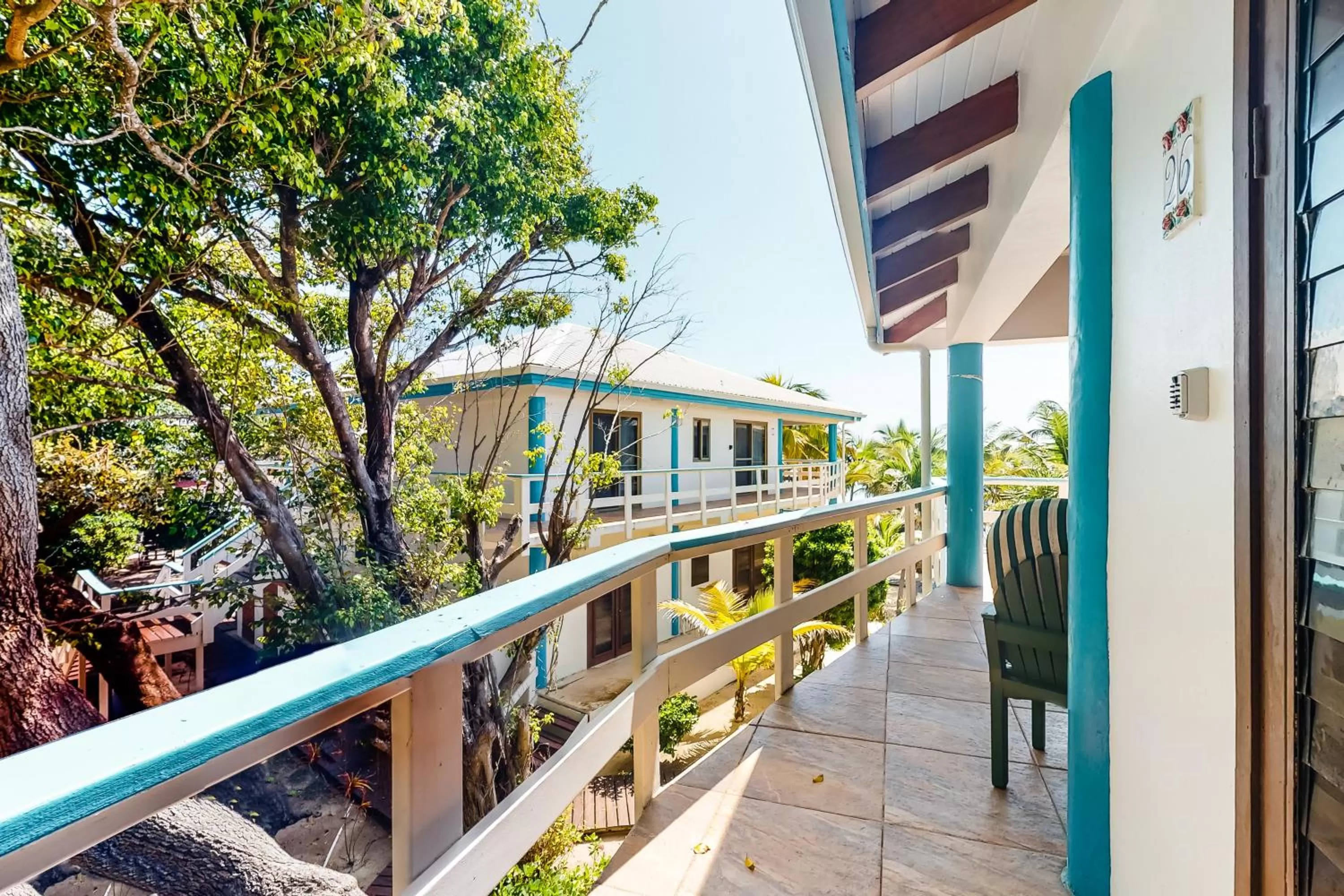Balcony/Terrace in Condo #26 @ Beachside Villas