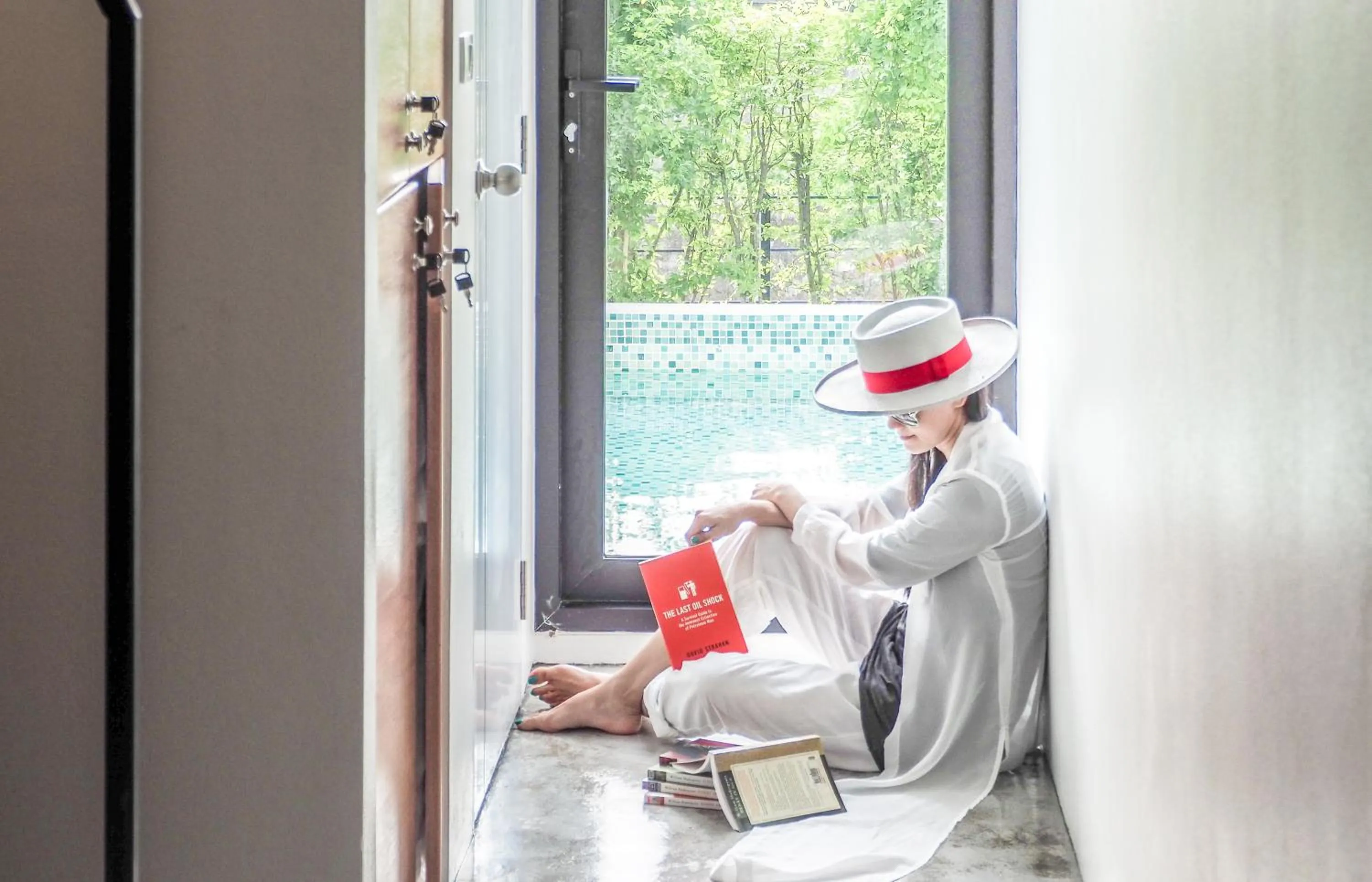 Balcony/Terrace in Book a Bed Poshtel - SHA Plus