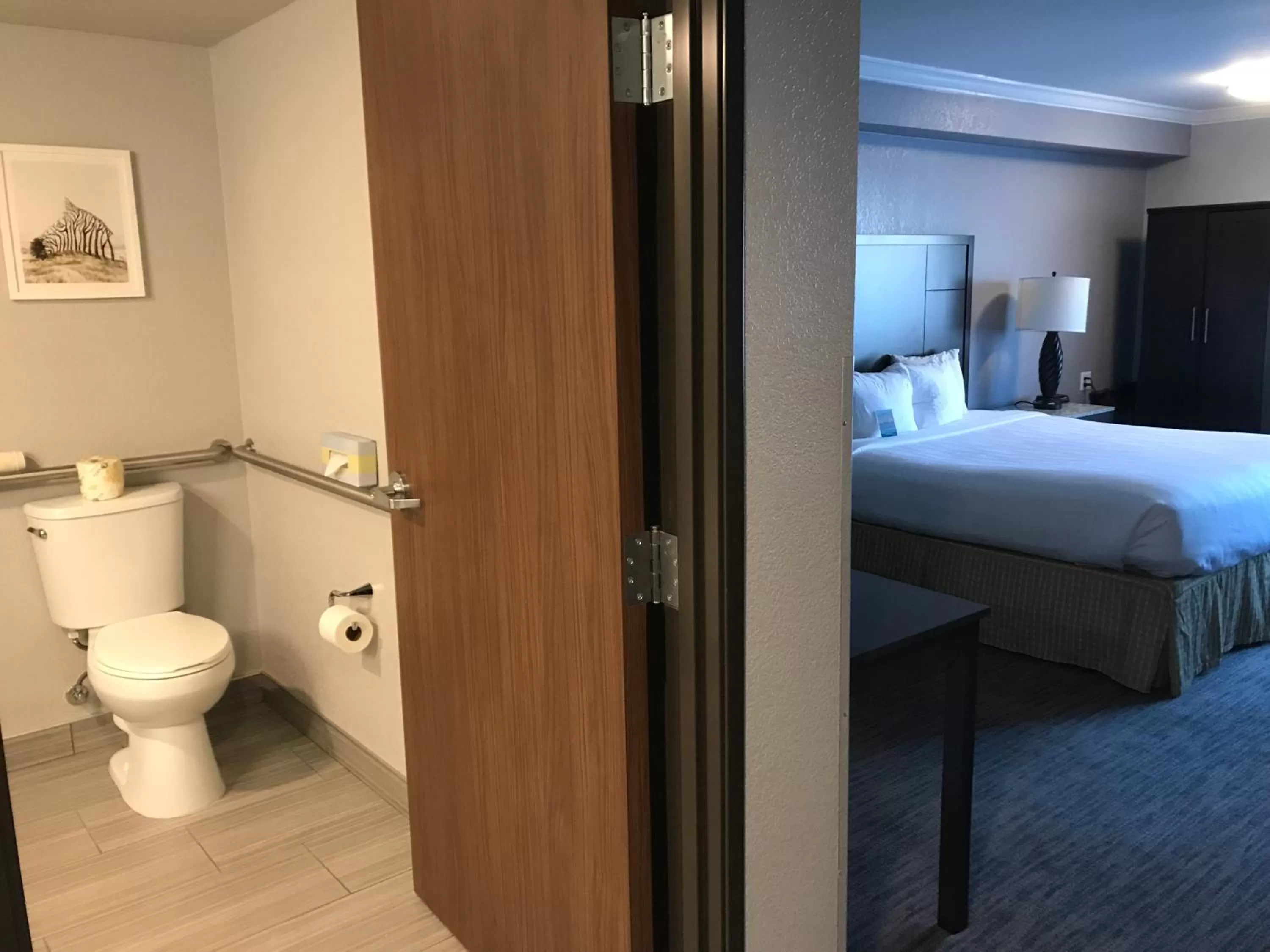 Bathroom, Bed in Amanzi Hotel, an Ascend Collection Hotel