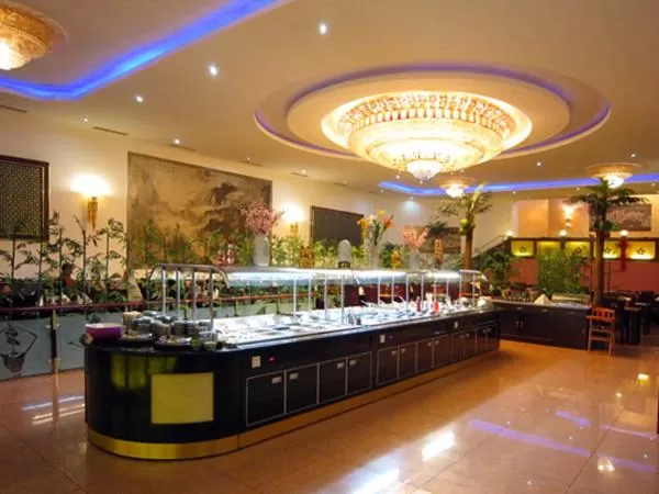 Kitchen or kitchenette in Hotel-Restaurant Heute