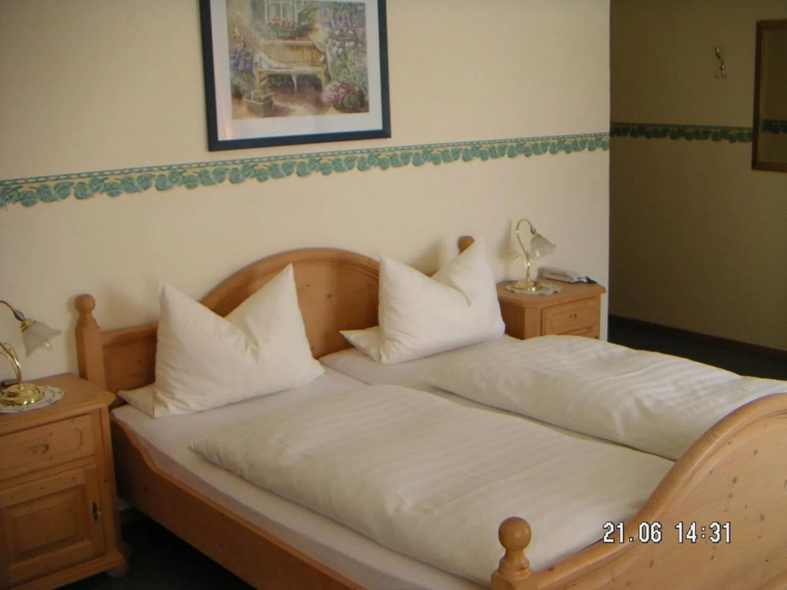 Bed in Hotel-Restaurant "Zum Alten Fritz"