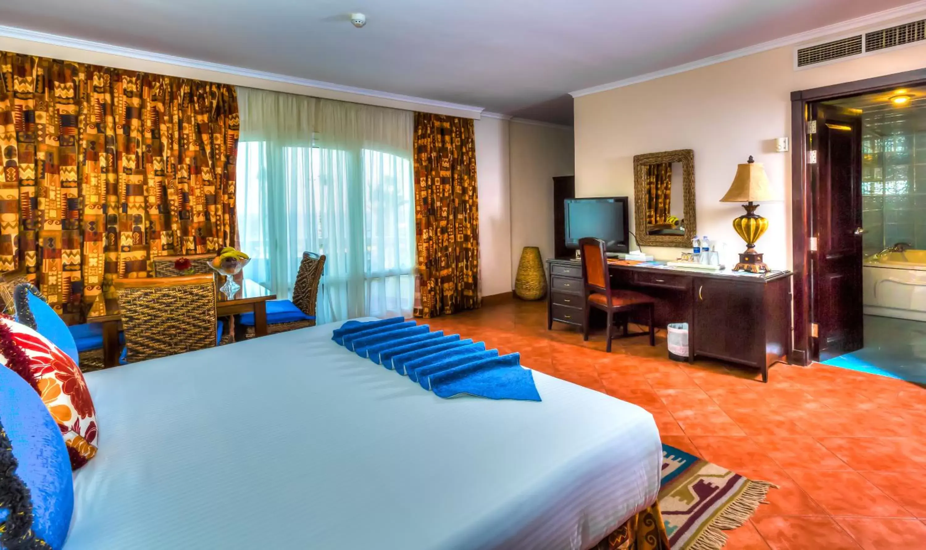 Standard Twin Room with Lagoon View- Egyptians and Residents Only in Porto Sokhna Hotel & Spa Standard Twin Room with Lagoon View- Egyptians and Residents Only in Porto Sokhna Hotel & Spa