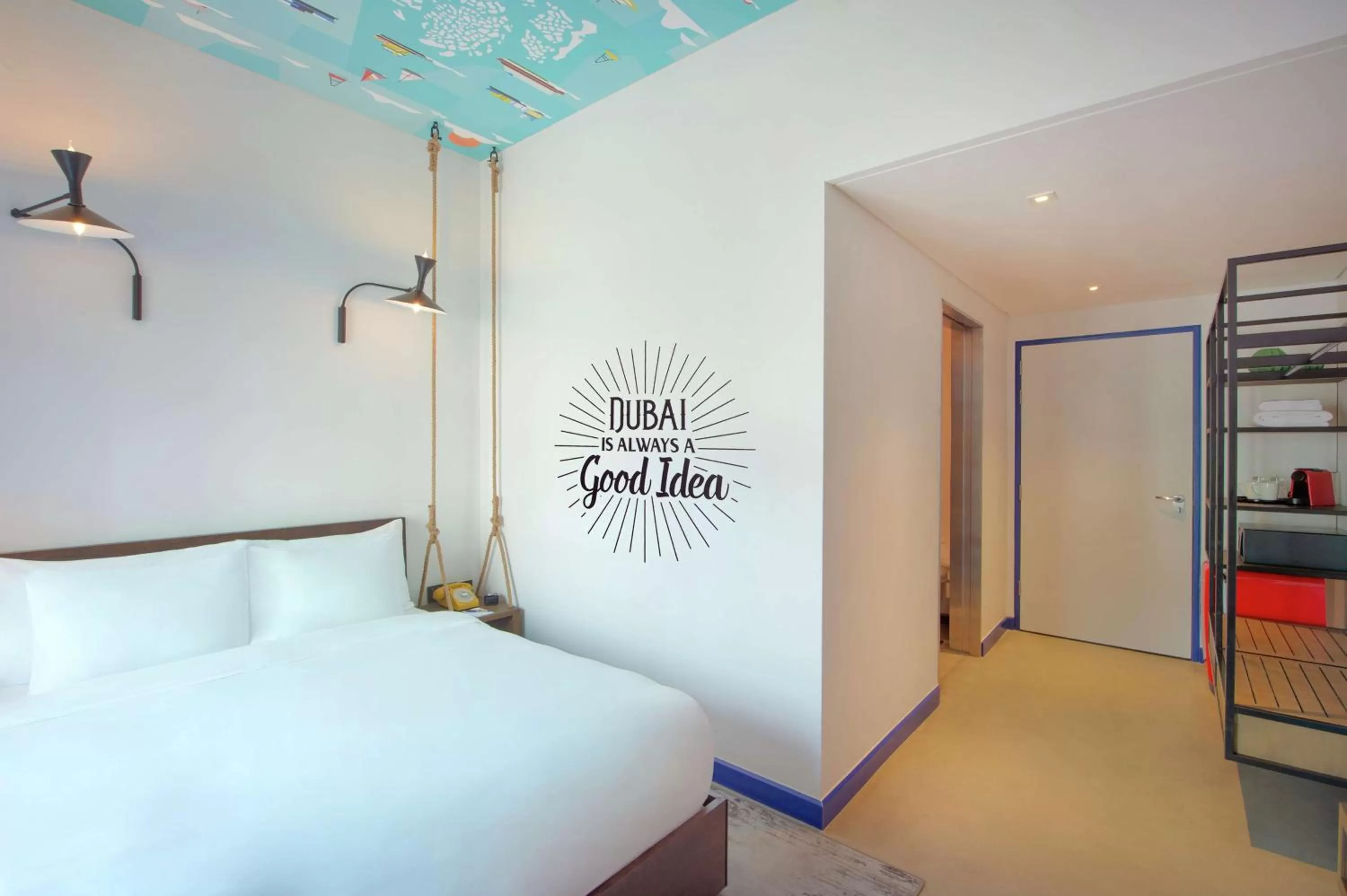 Bed in Hampton by Hilton Dubai Al Seef