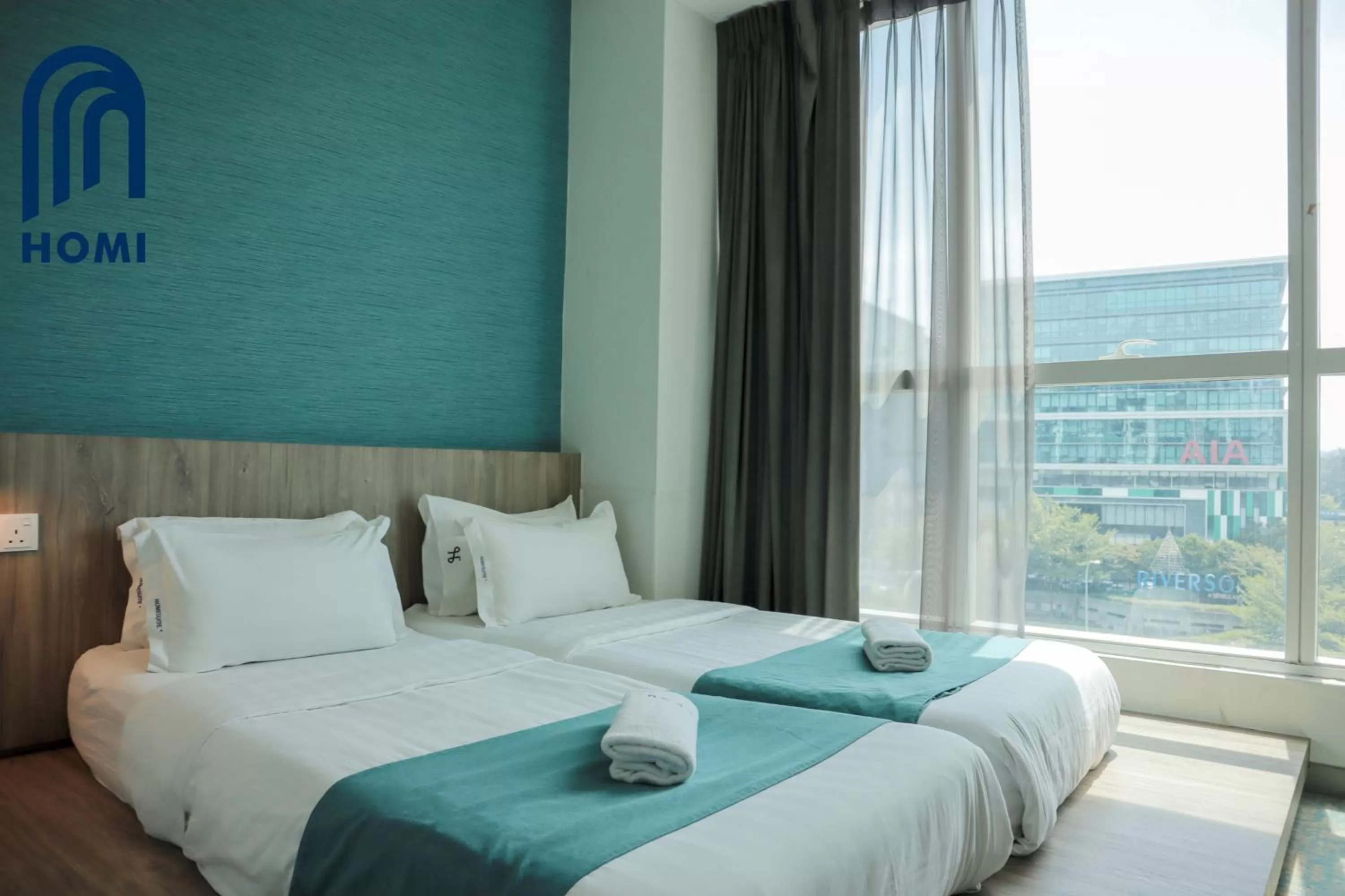 Photo of the whole room, Bed in Homi Breeze at Sutera Avenue 和逸微风