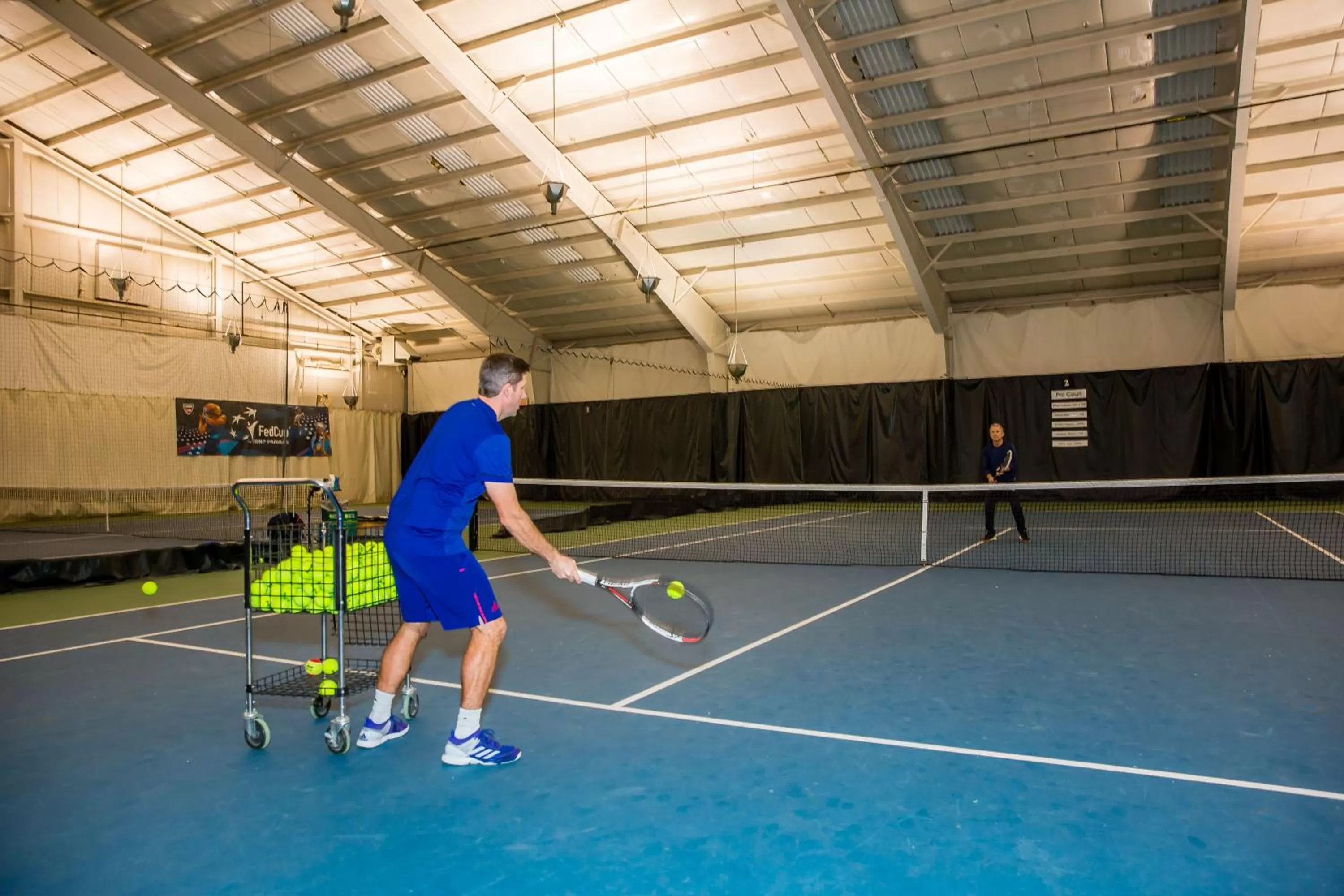 Tennis court in Topnotch Resort