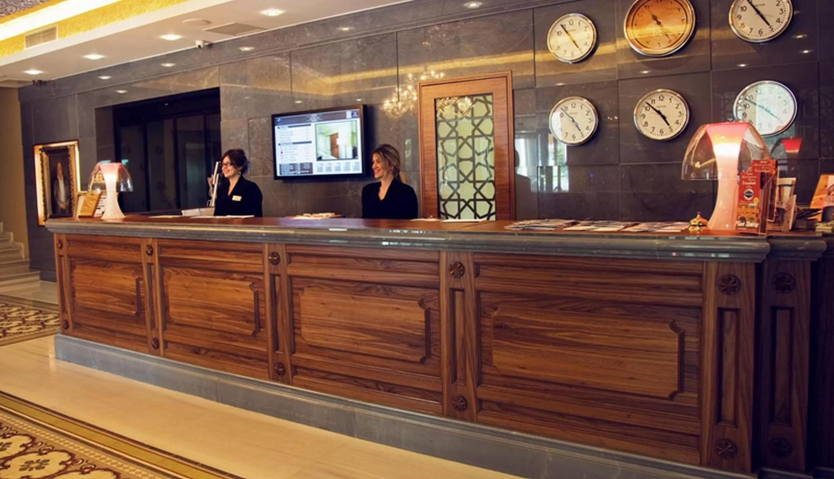 Lobby or reception in Hotel Suadiye