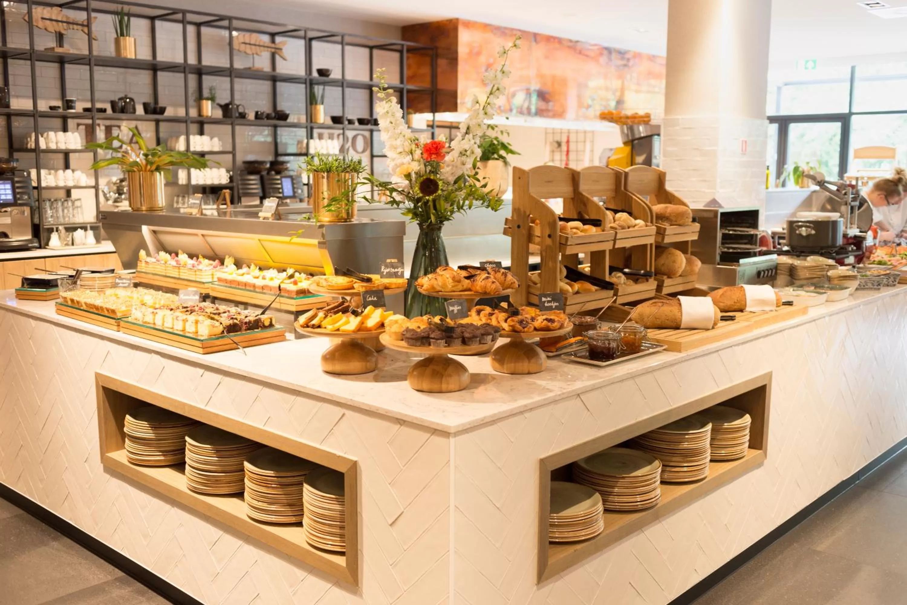 Buffet breakfast in Van der Valk Hotel Antwerpen