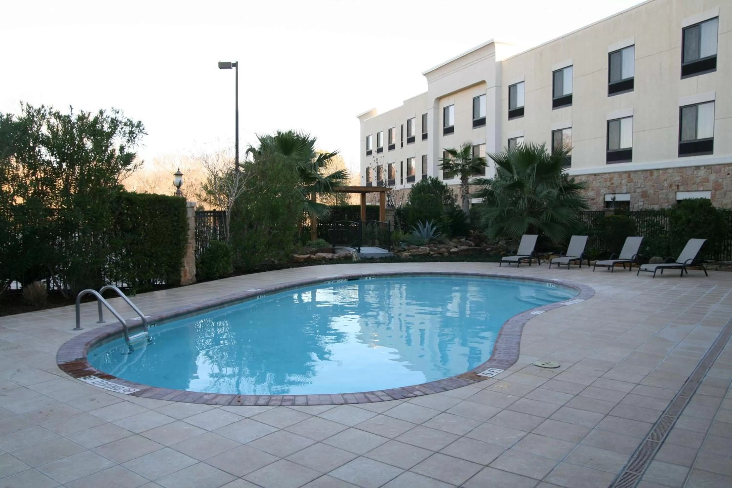 Pool view in Hampton Inn & Suites College Station