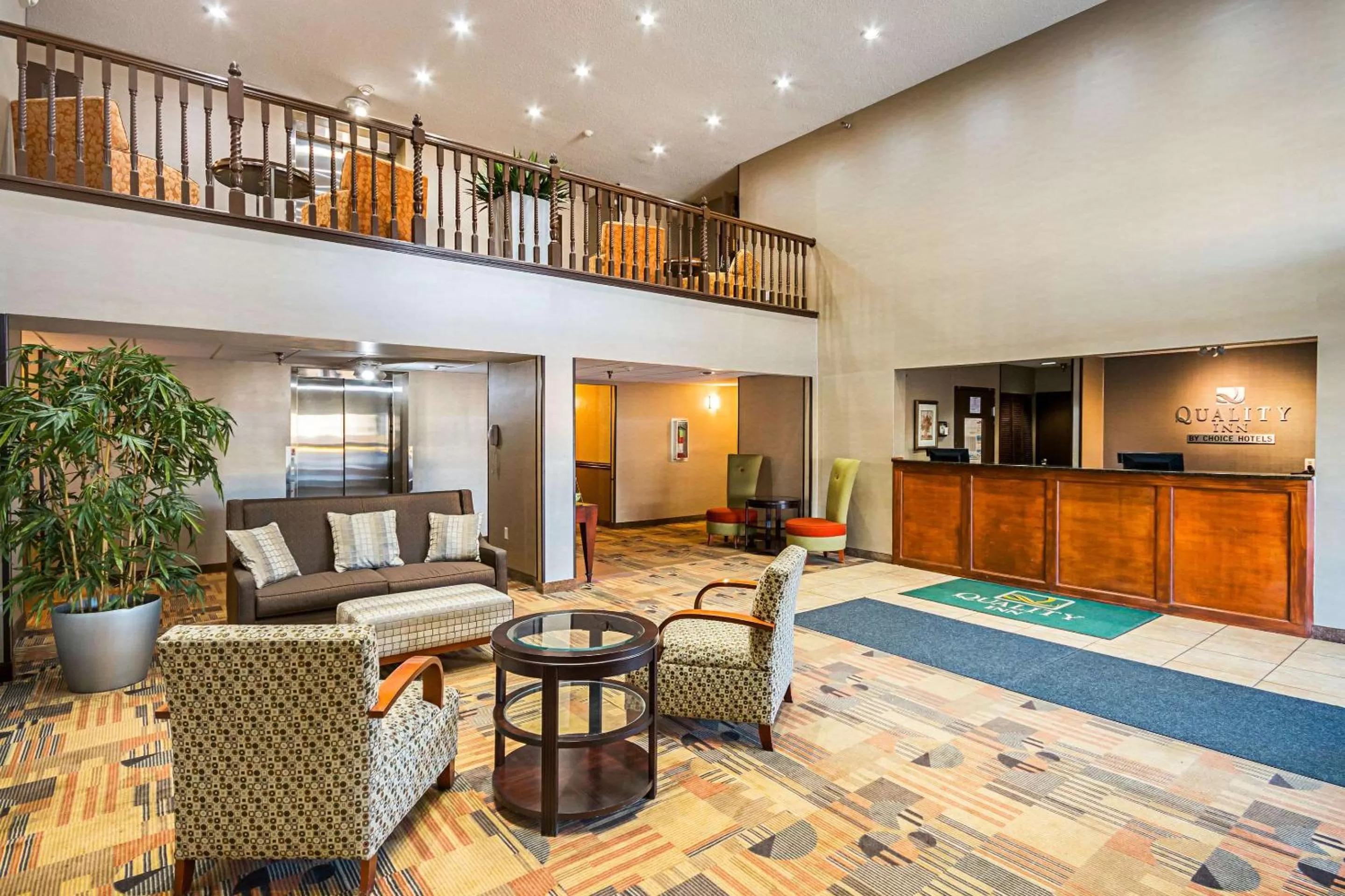 Lobby or reception in Quality Inn Fairmont