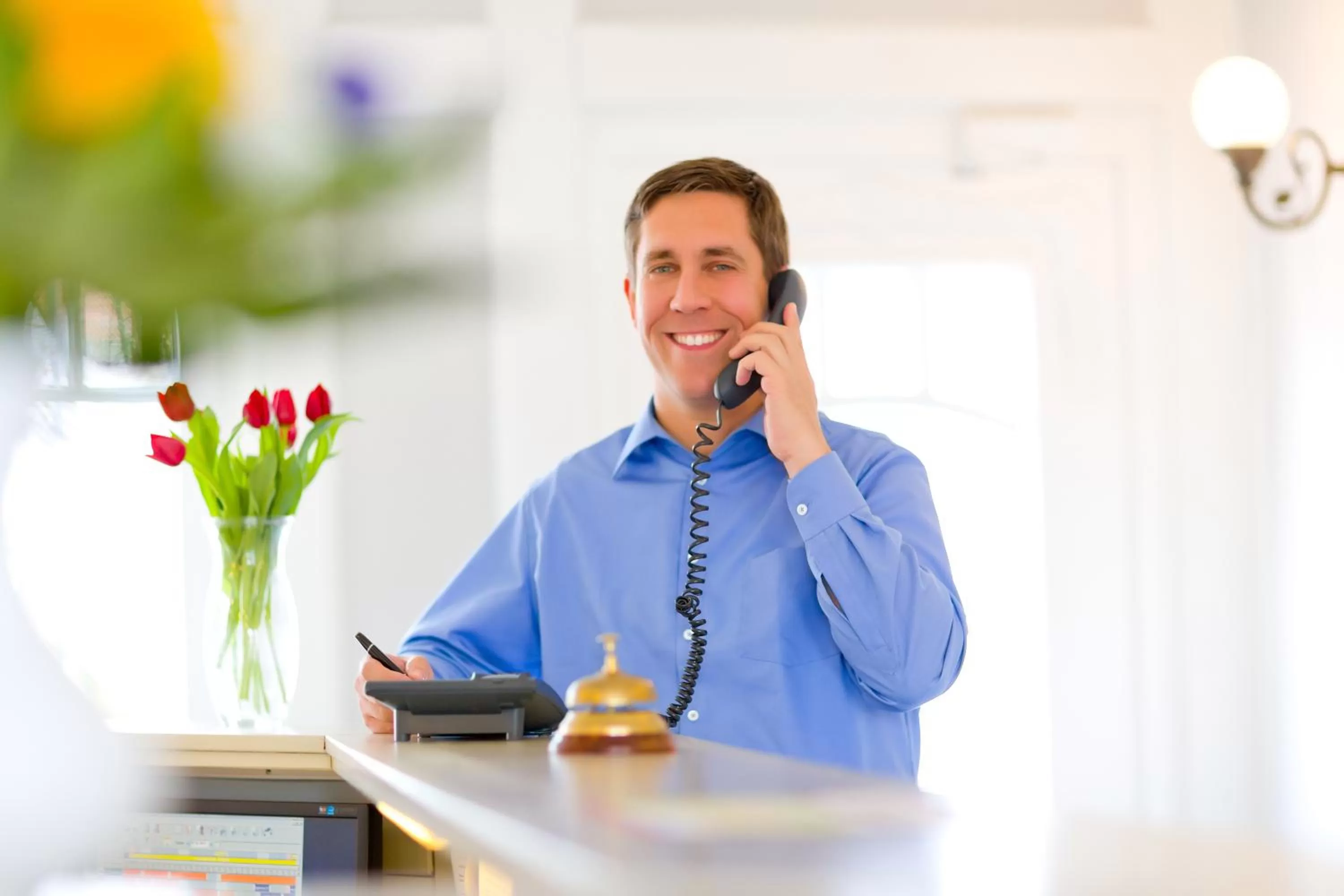 Lobby or reception, Staff in Hotel Garni Getreuer Eckart