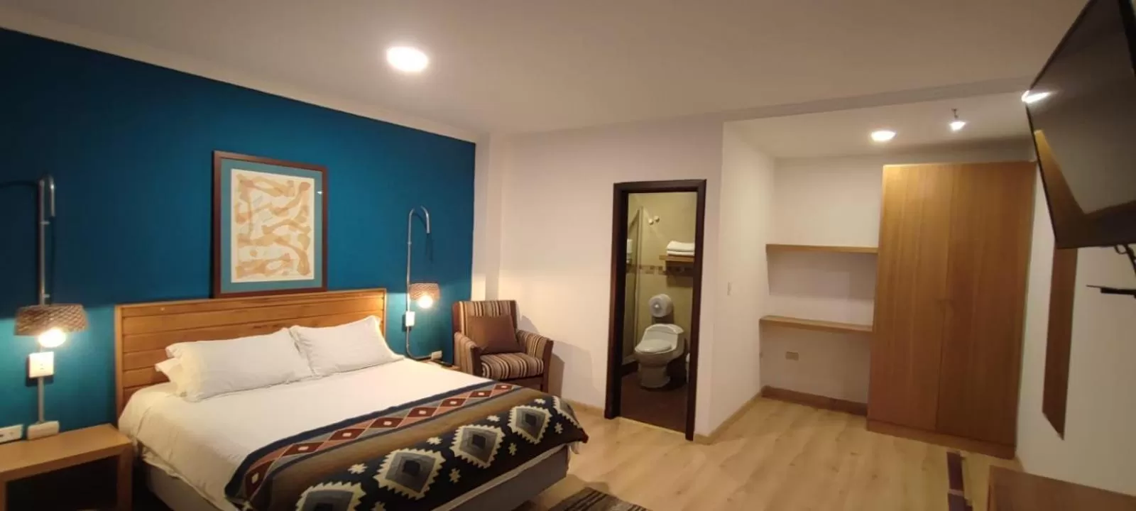 Bed in Hotel Casa Merced