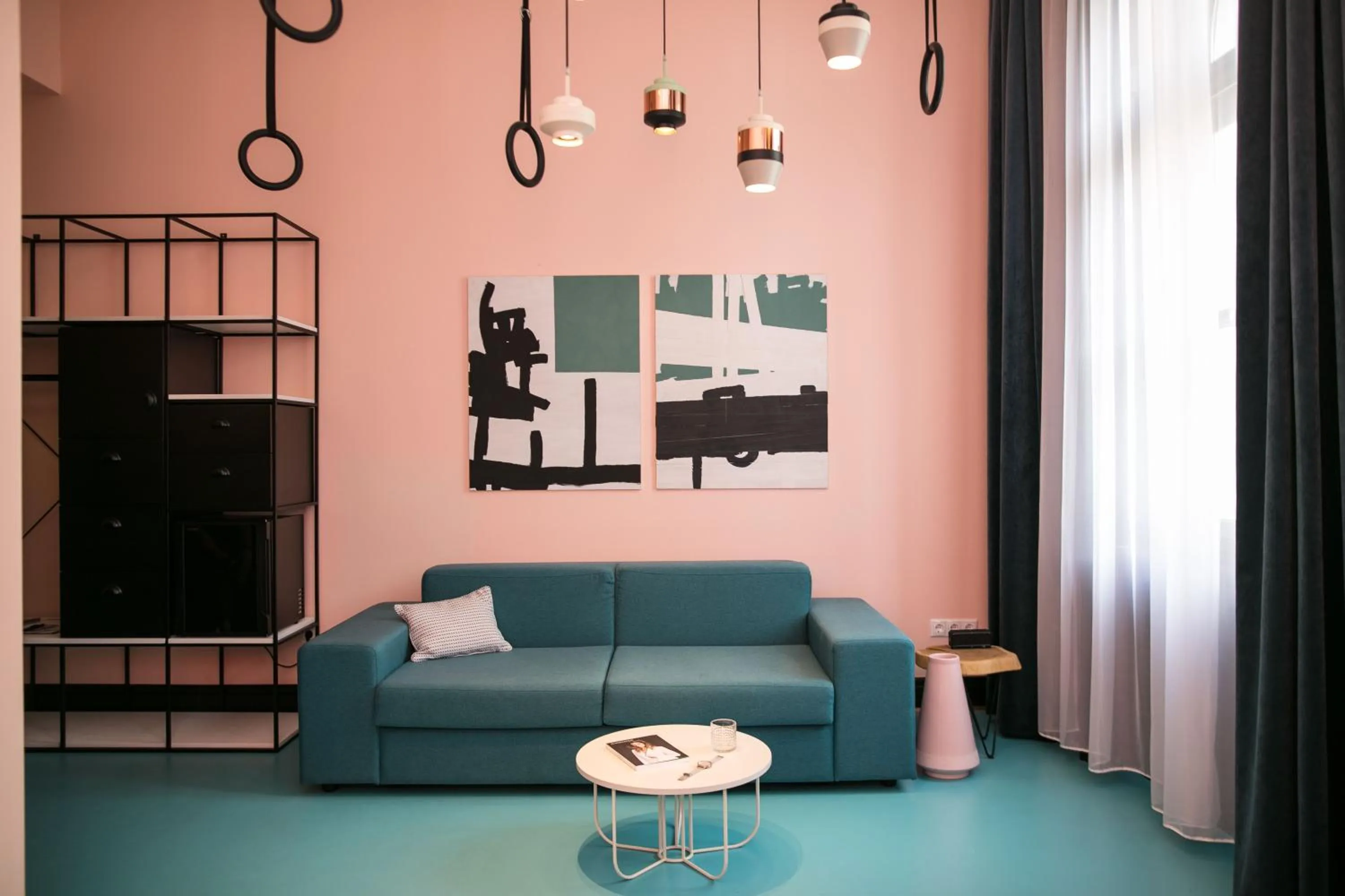 Living room in Hotel Rum Budapest