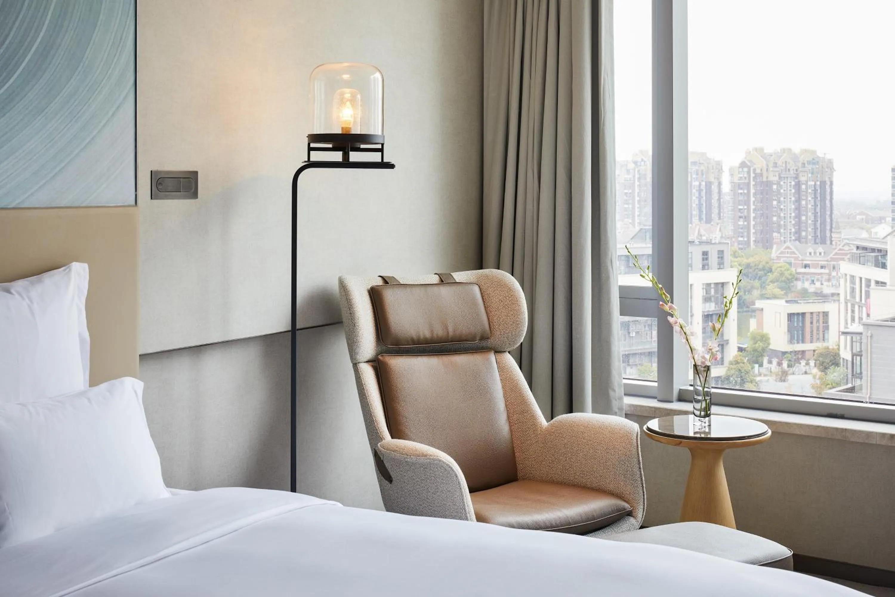 City view, Bed in Pullman Shanghai Qingpu Excellence