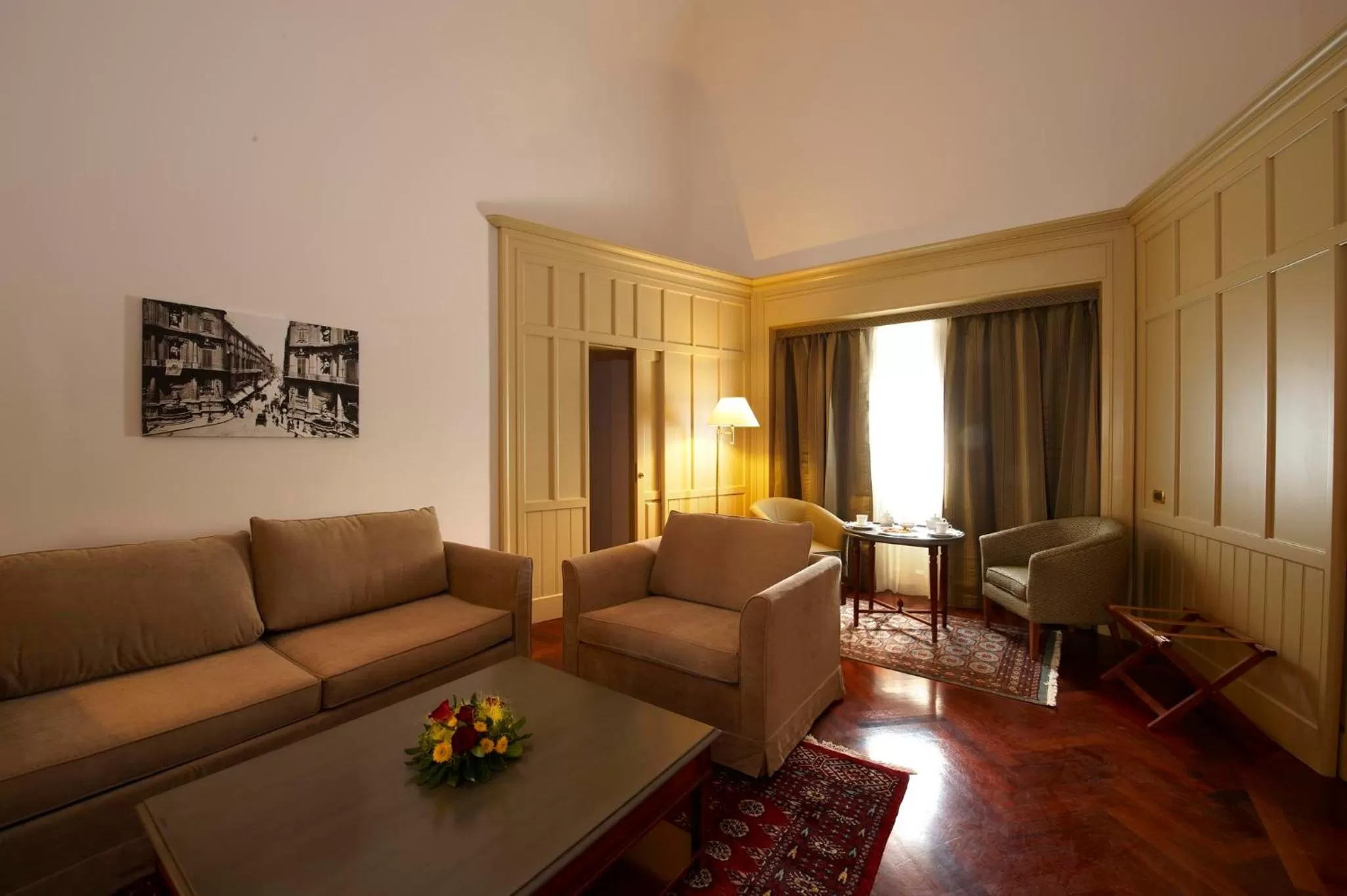 Living room in Grand Hotel Piazza Borsa