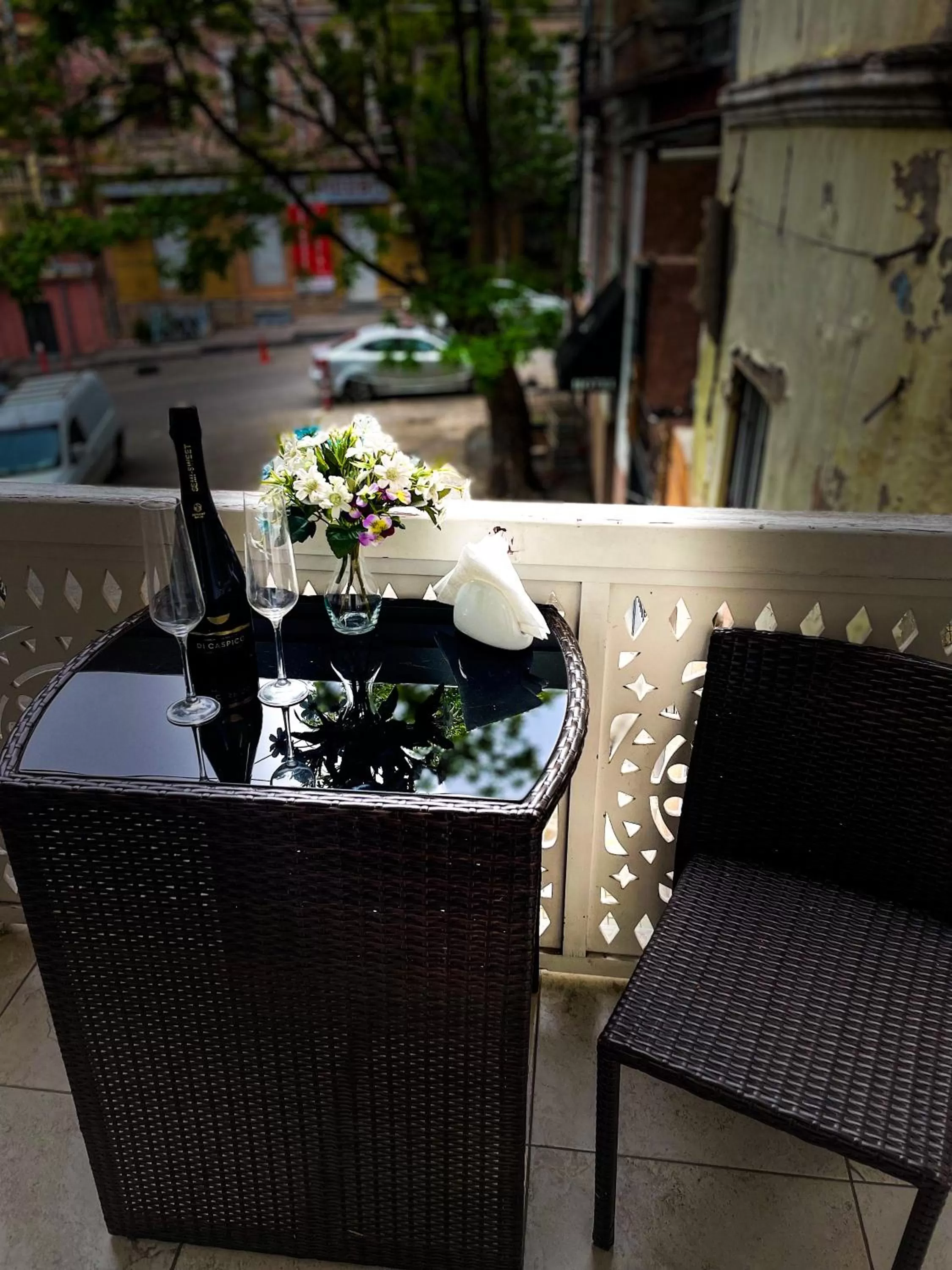 Balcony/Terrace in Hotel Dcorner