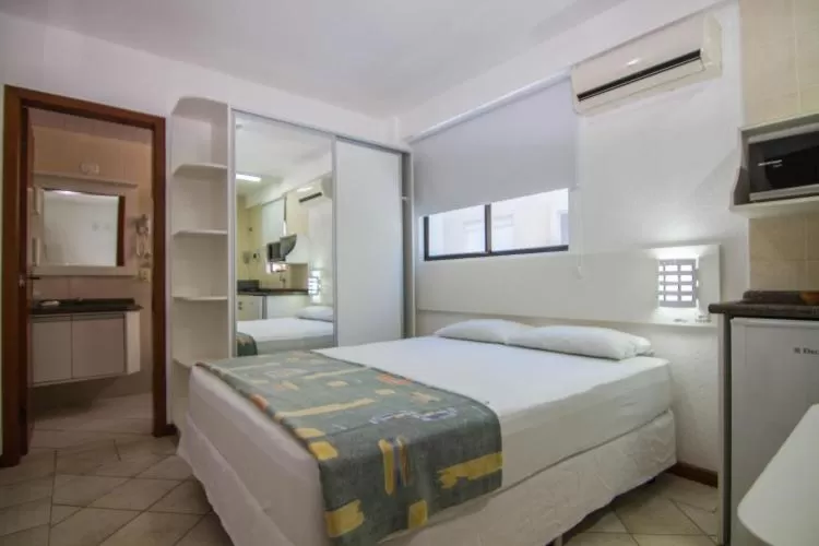 Bed in Fragata Apart Hotel