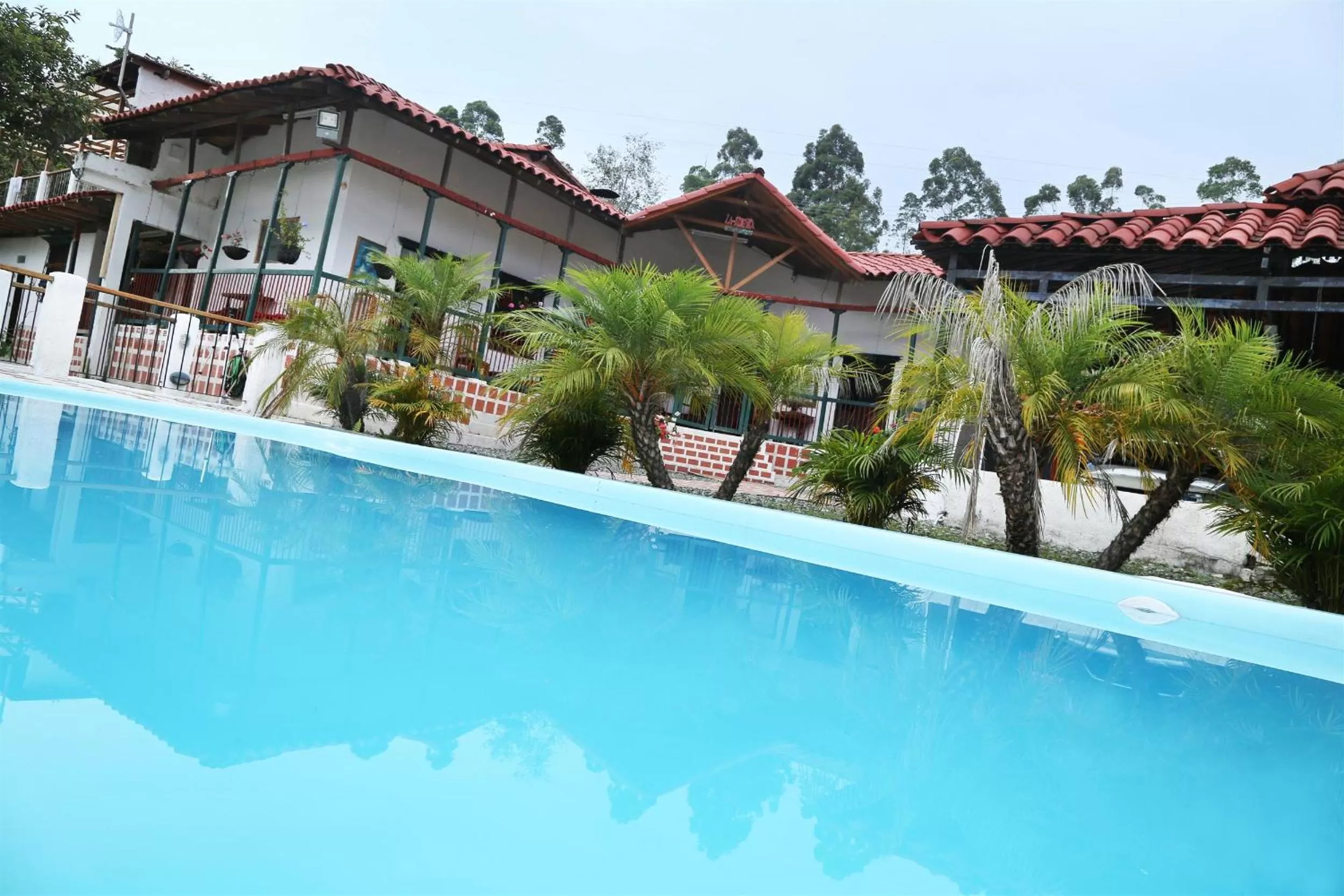 Property building, Swimming Pool in Finca Campestre La Adelita B&B